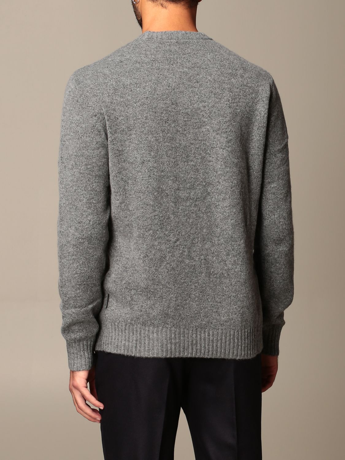 Sweater Armani Exchange: Armani Exchange wool blend pullover grey 2
