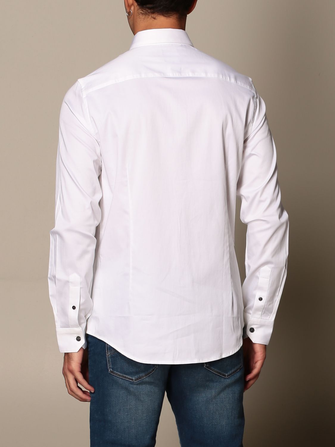 armani exchange shirts white