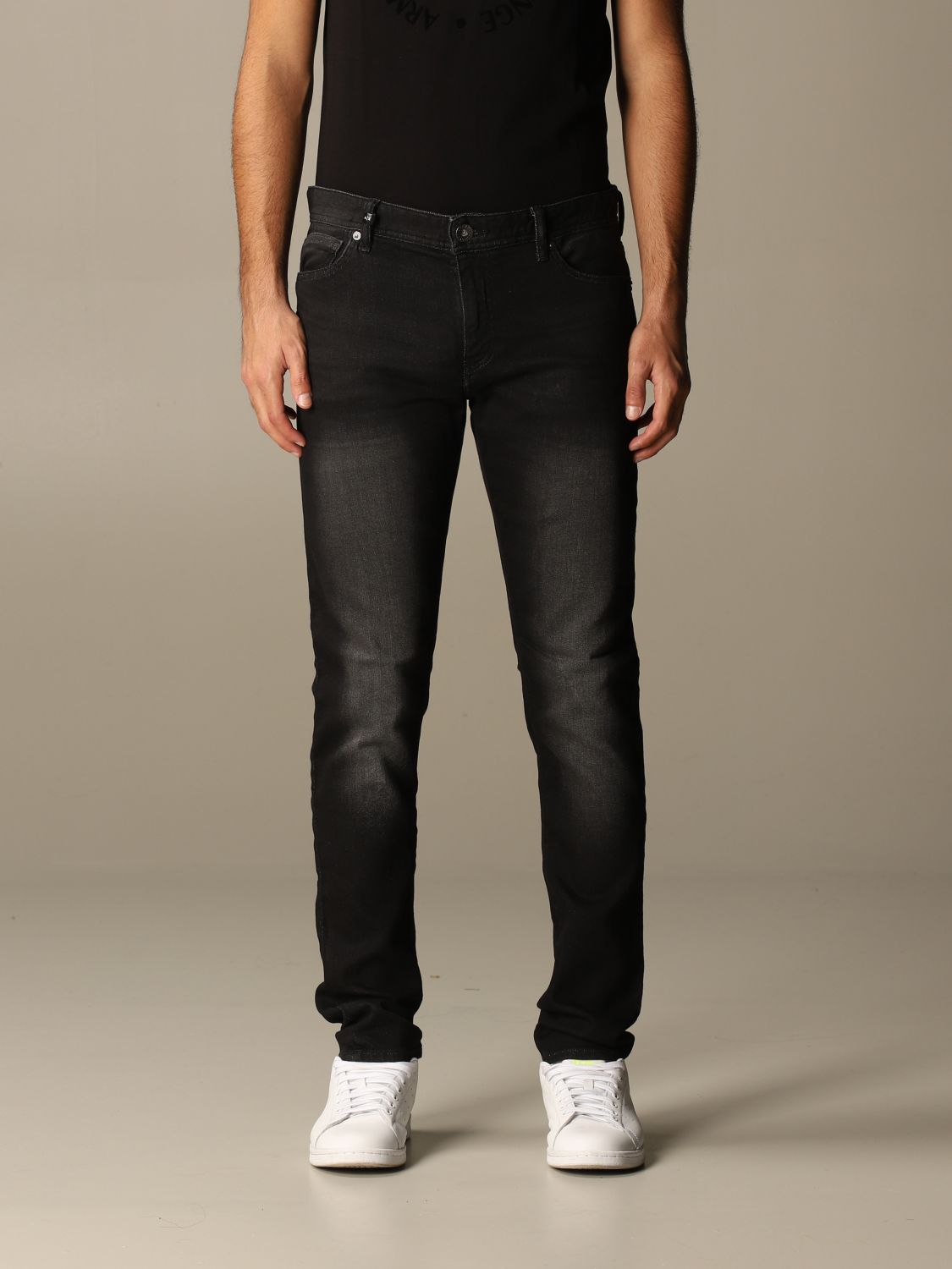mens black jeans armani