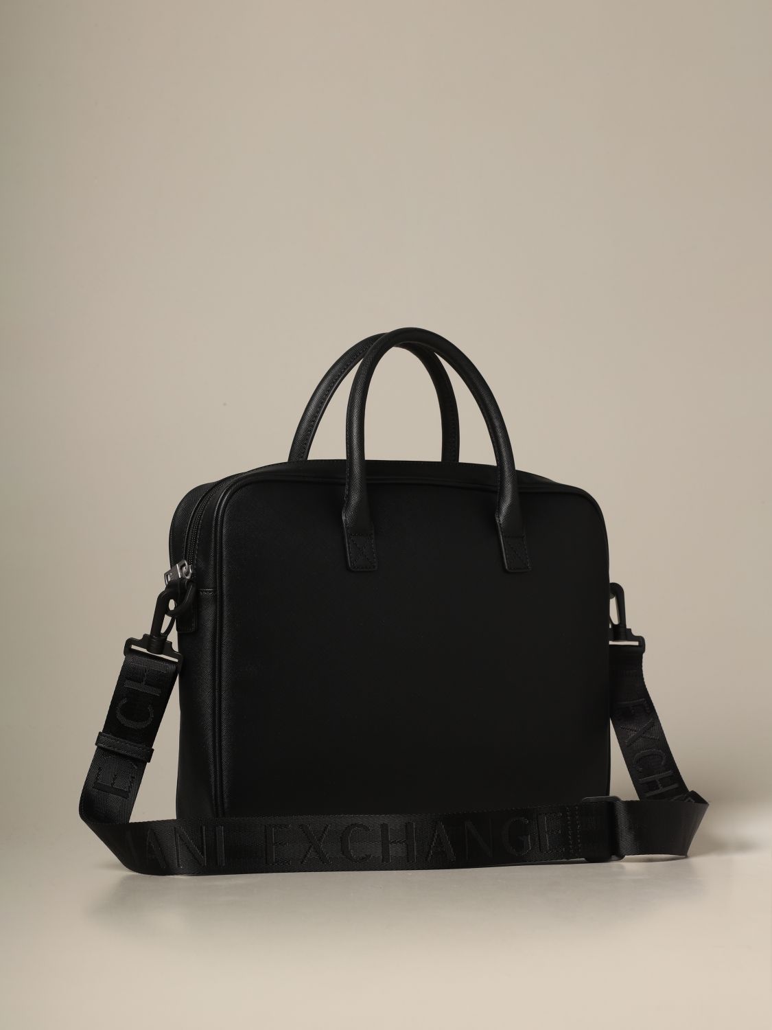 ARMANI EXCHANGE: shoulder bag for men - Black | Armani Exchange ...