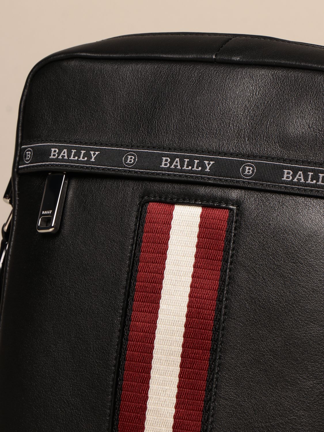 bally black shoulder bag