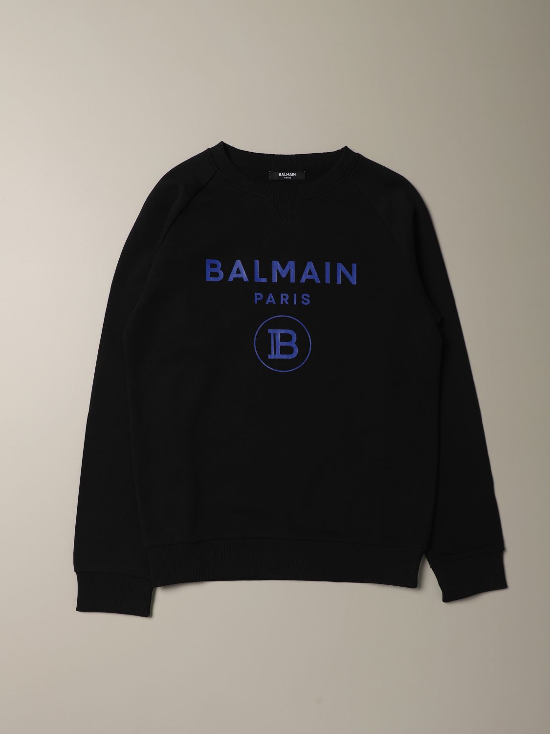 balmain logo sweater