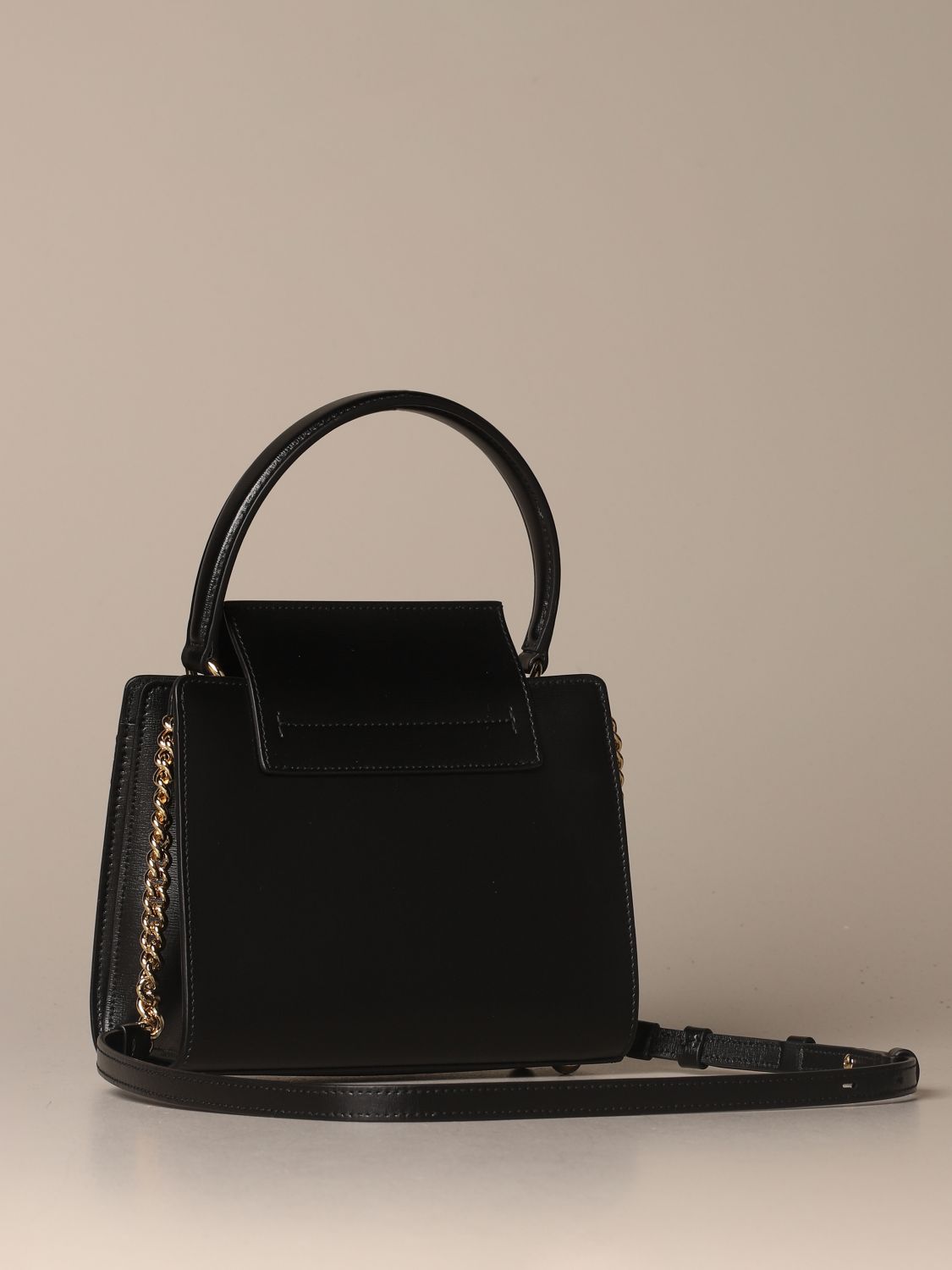 SALVATORE FERRAGAMO: Vara leather handbag - Black | Mini Bag Salvatore ...