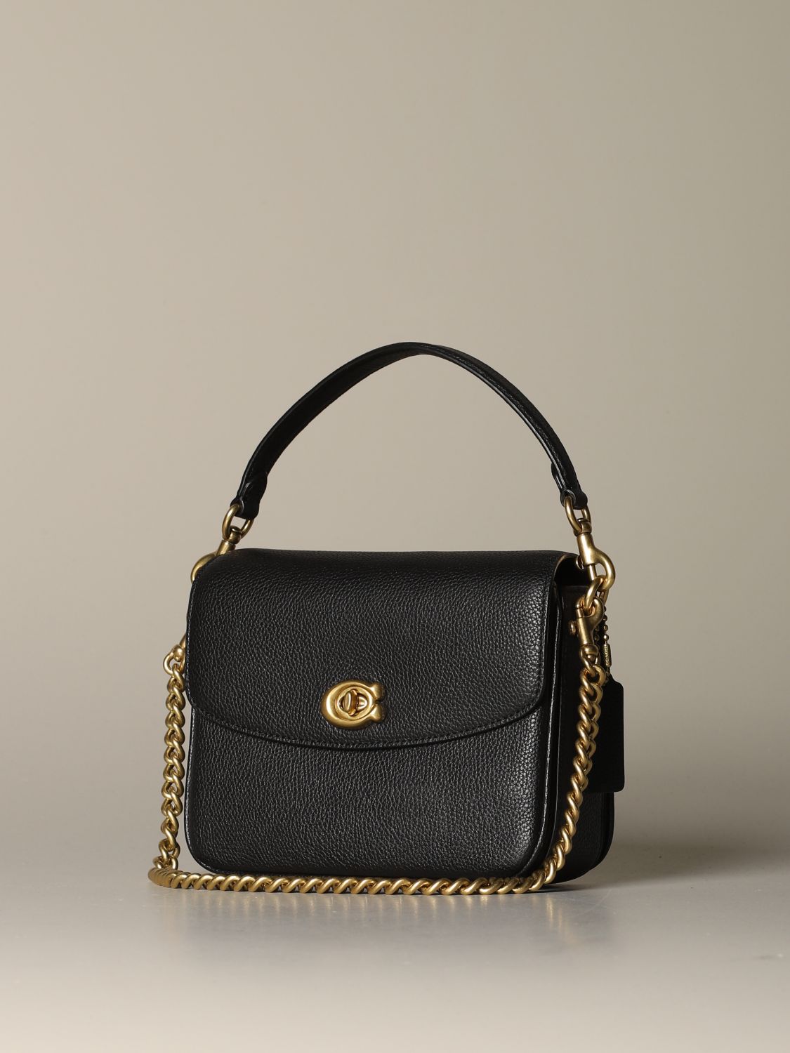 COACH: Cassie 19 bag in textured leather | Shoulder Bag Coach Women ...