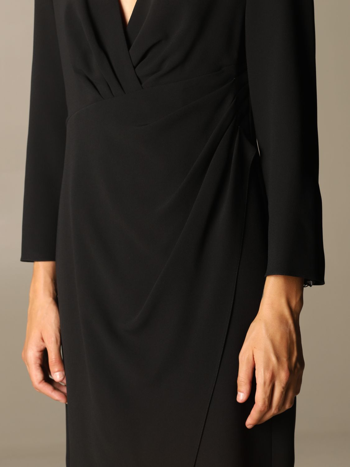 black armani dress