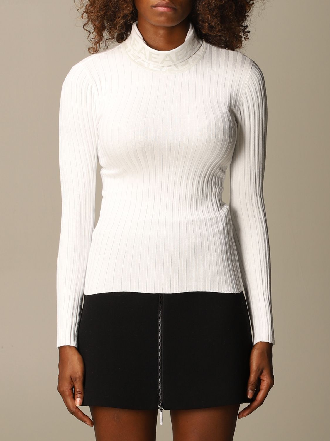 emporio armani white jumper