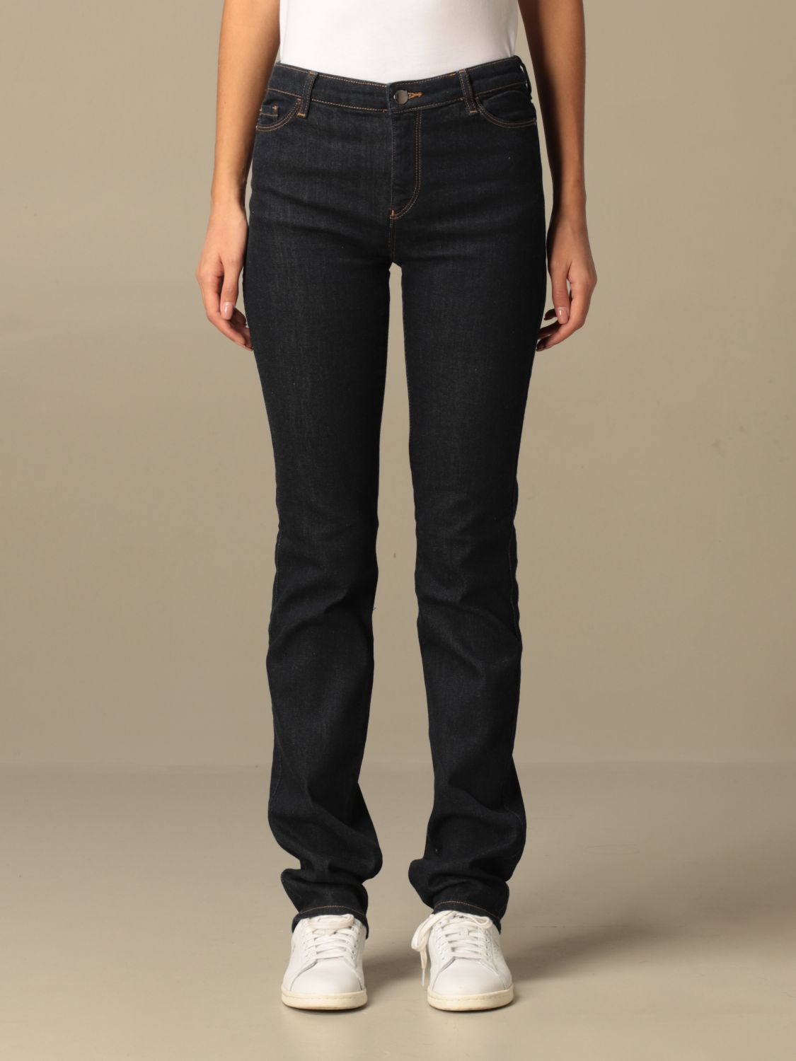 Emporio Armani Outlet: jeans in regular fit denim | Jeans Emporio