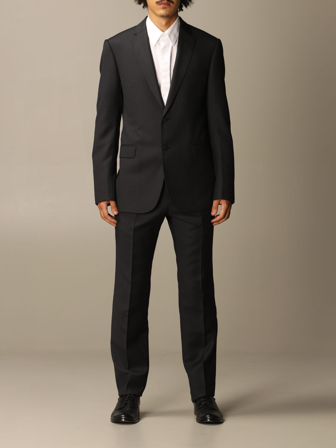 mens black armani suit