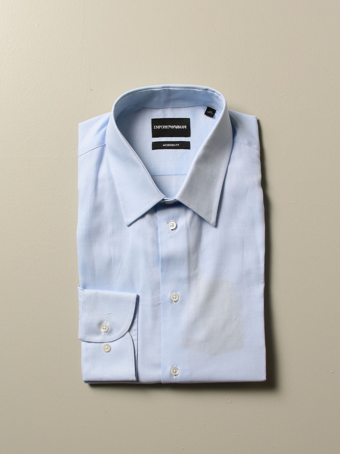 emporio armani blue shirt