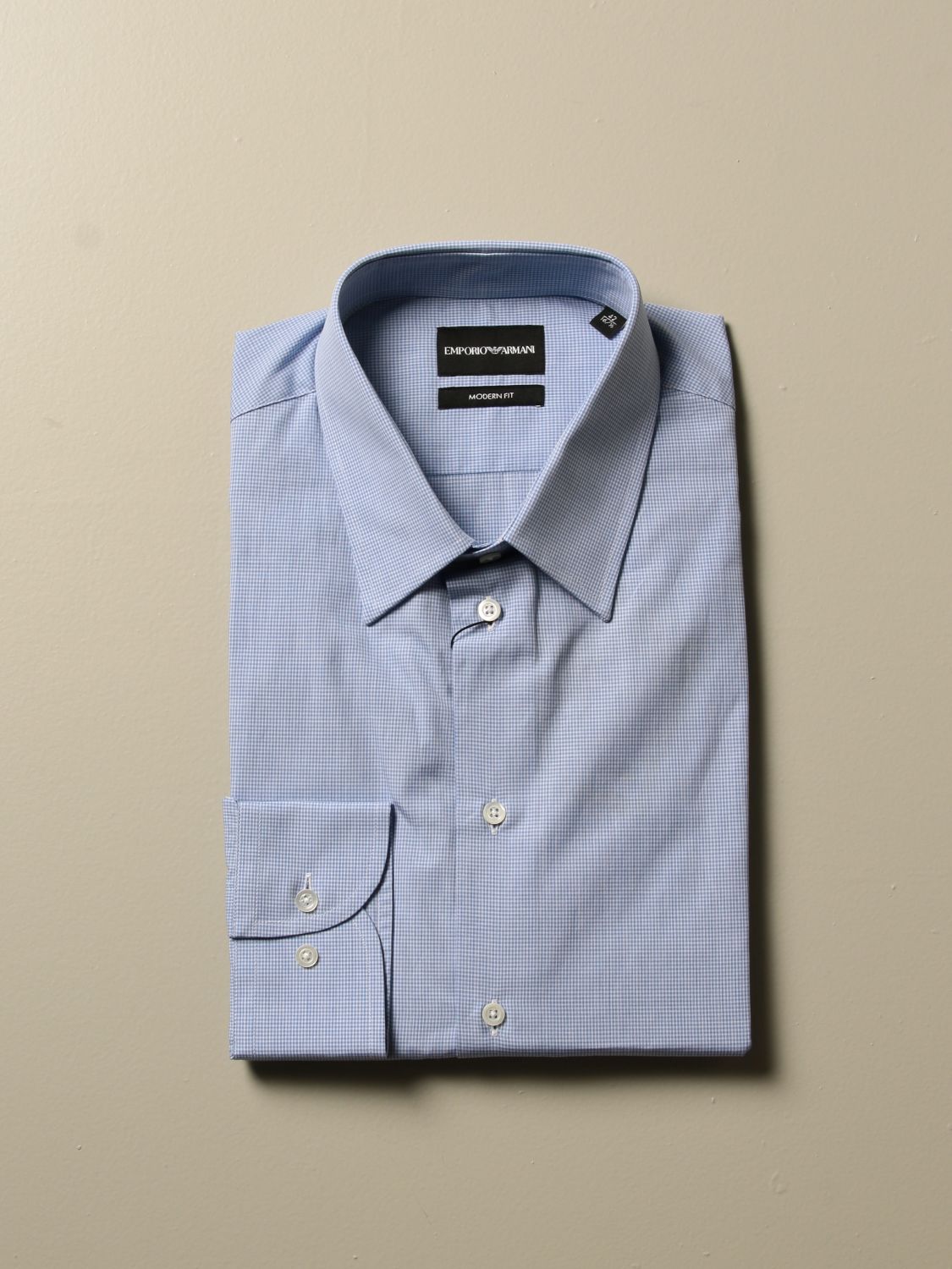 emporio armani blue shirt