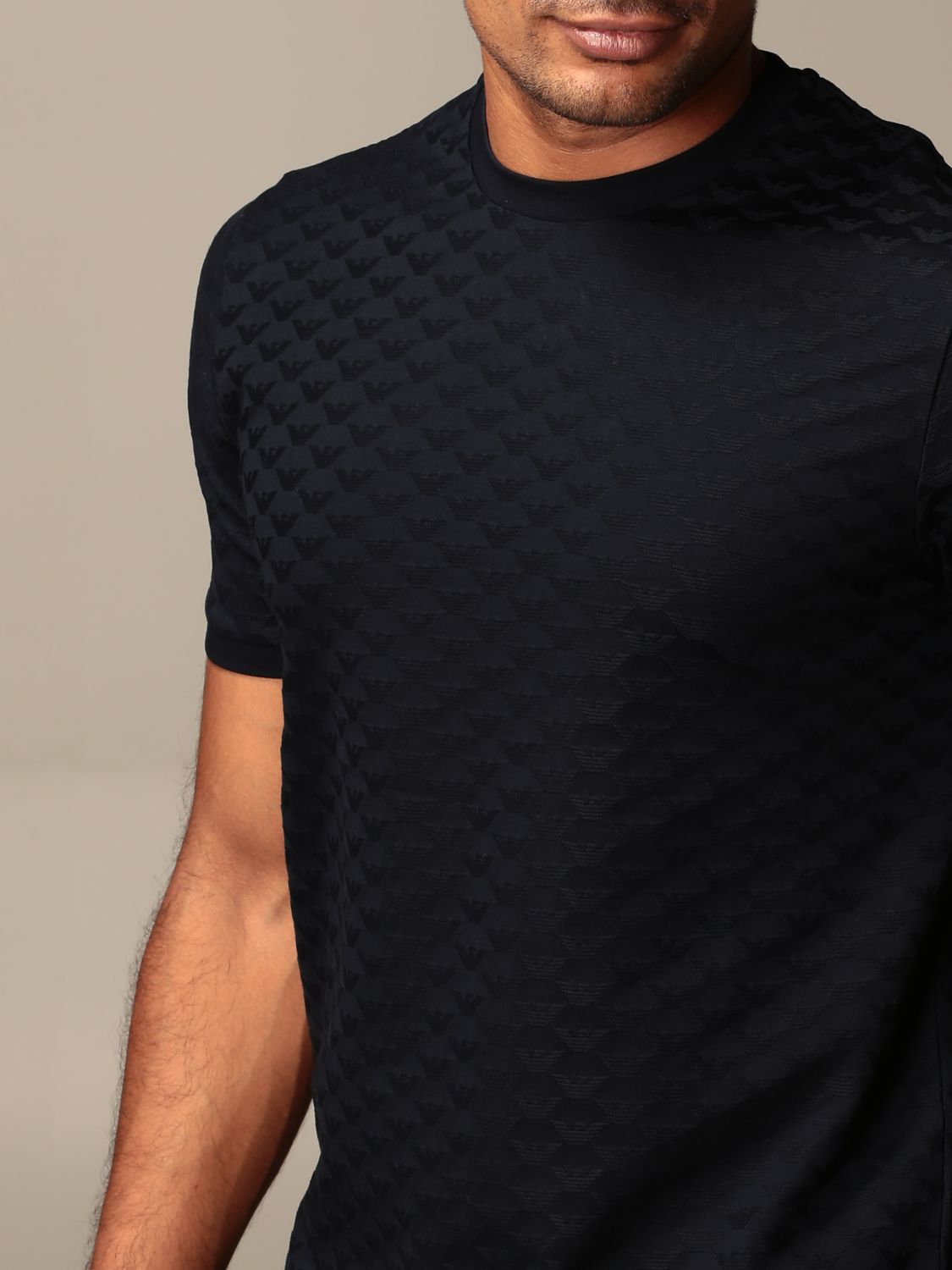 armani blue t shirt