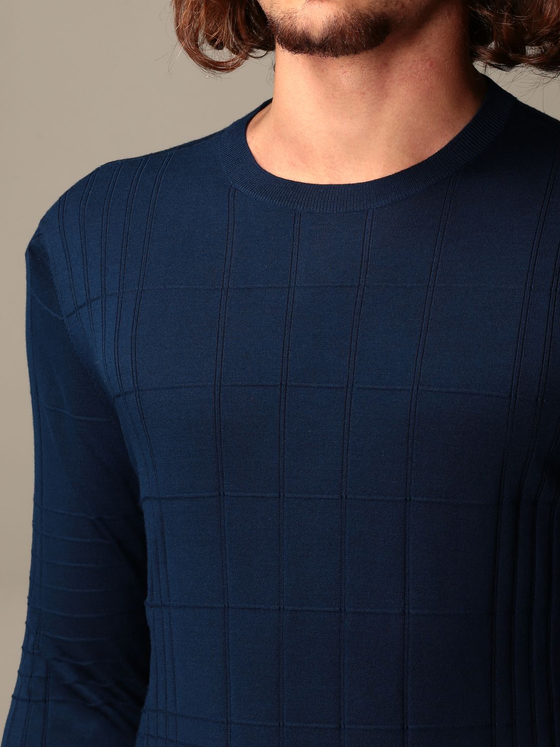 green armani jumper