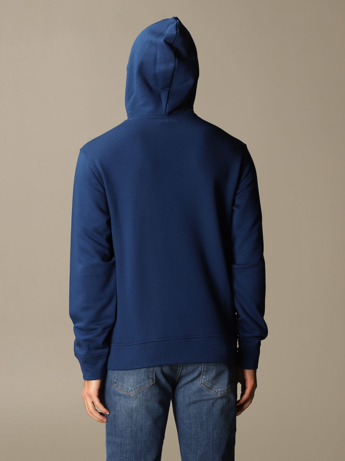 emporio armani blue hoodie