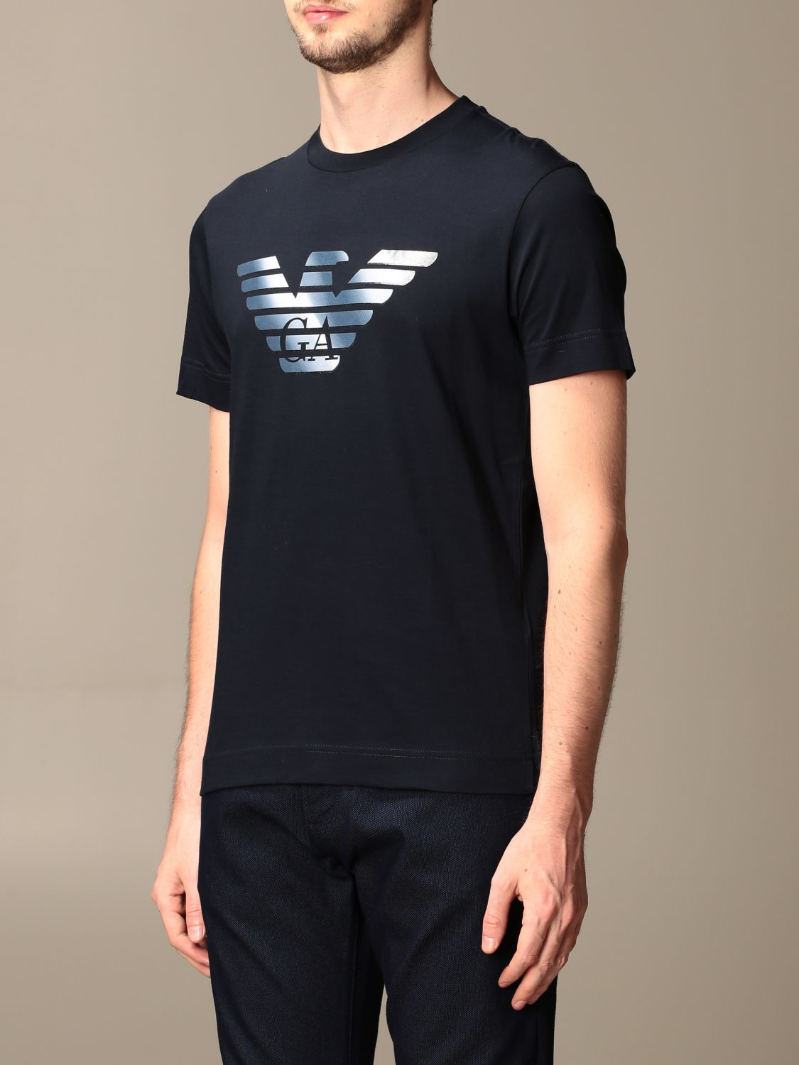 あなたにおすすめの商品 新品 EMPORIO ARMANI エンポリオアルマーニ Tシャツ XXLサイズ NERO BLACK swedish