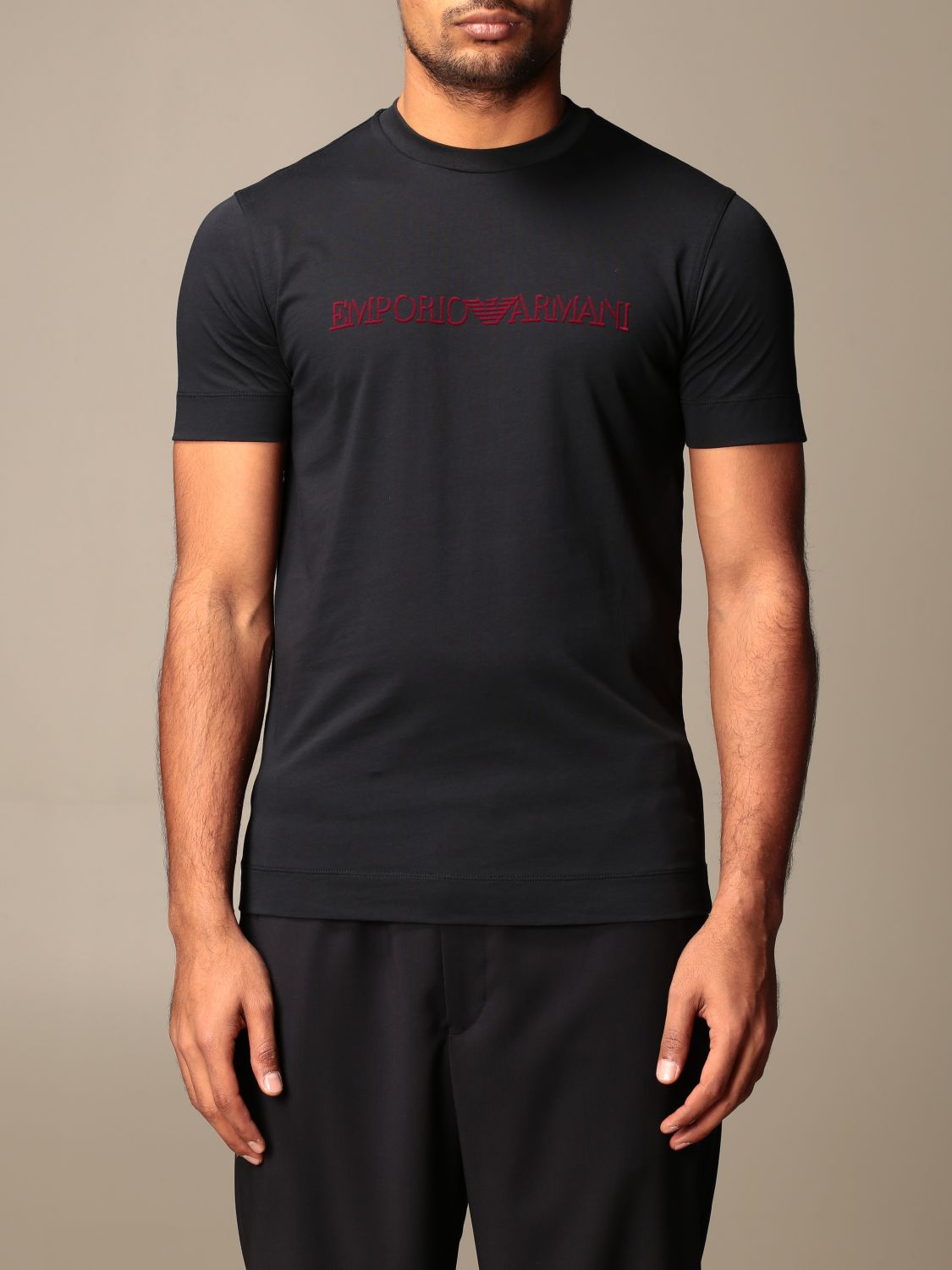 emporio armani flock t shirt