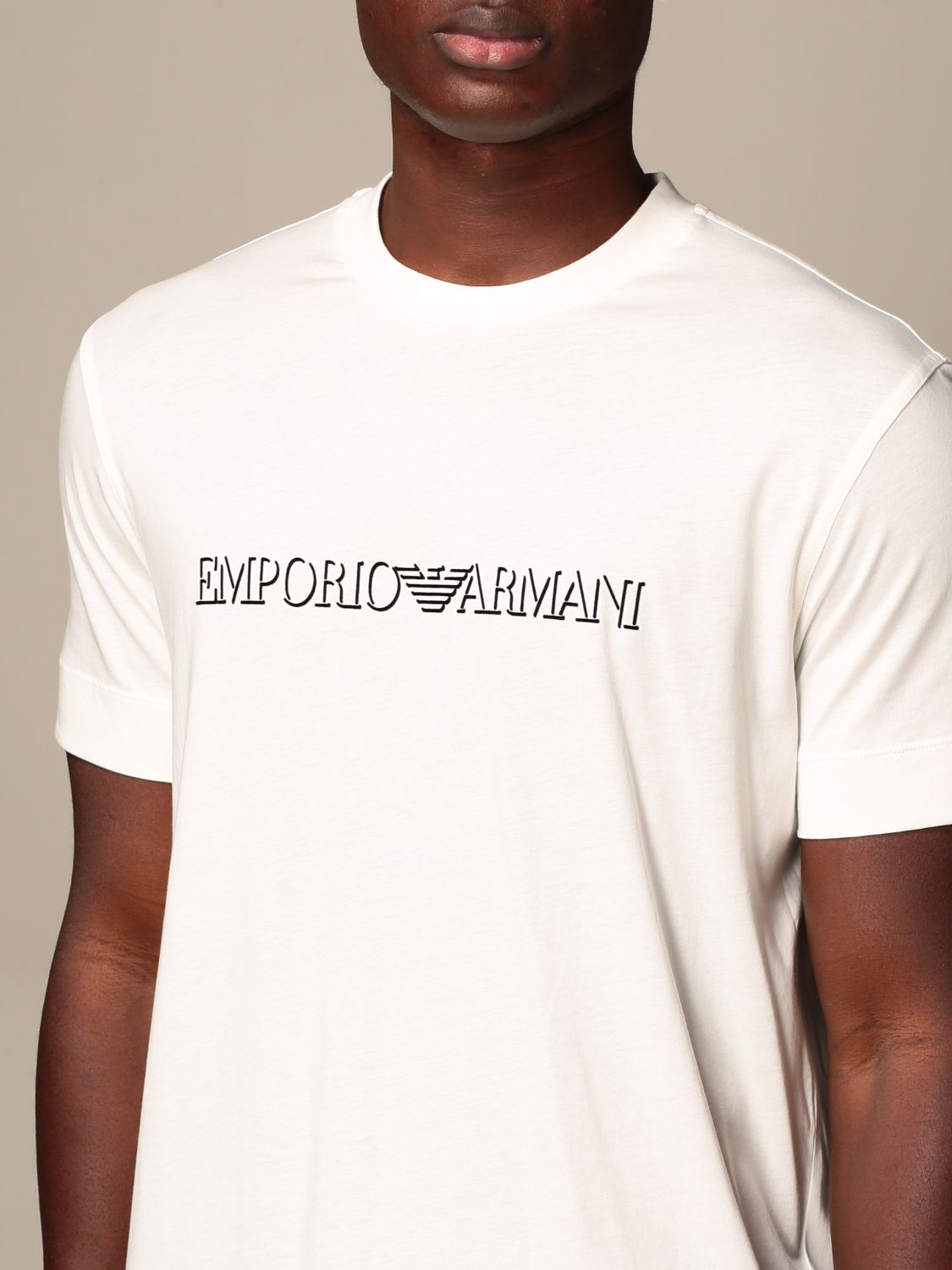 armani flock t shirt