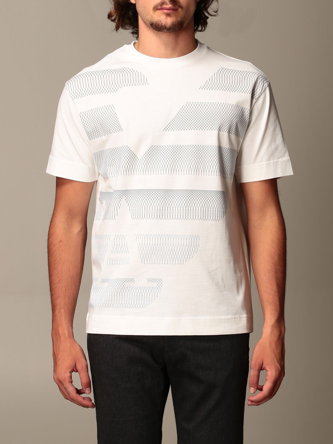 armani t shirt mens white