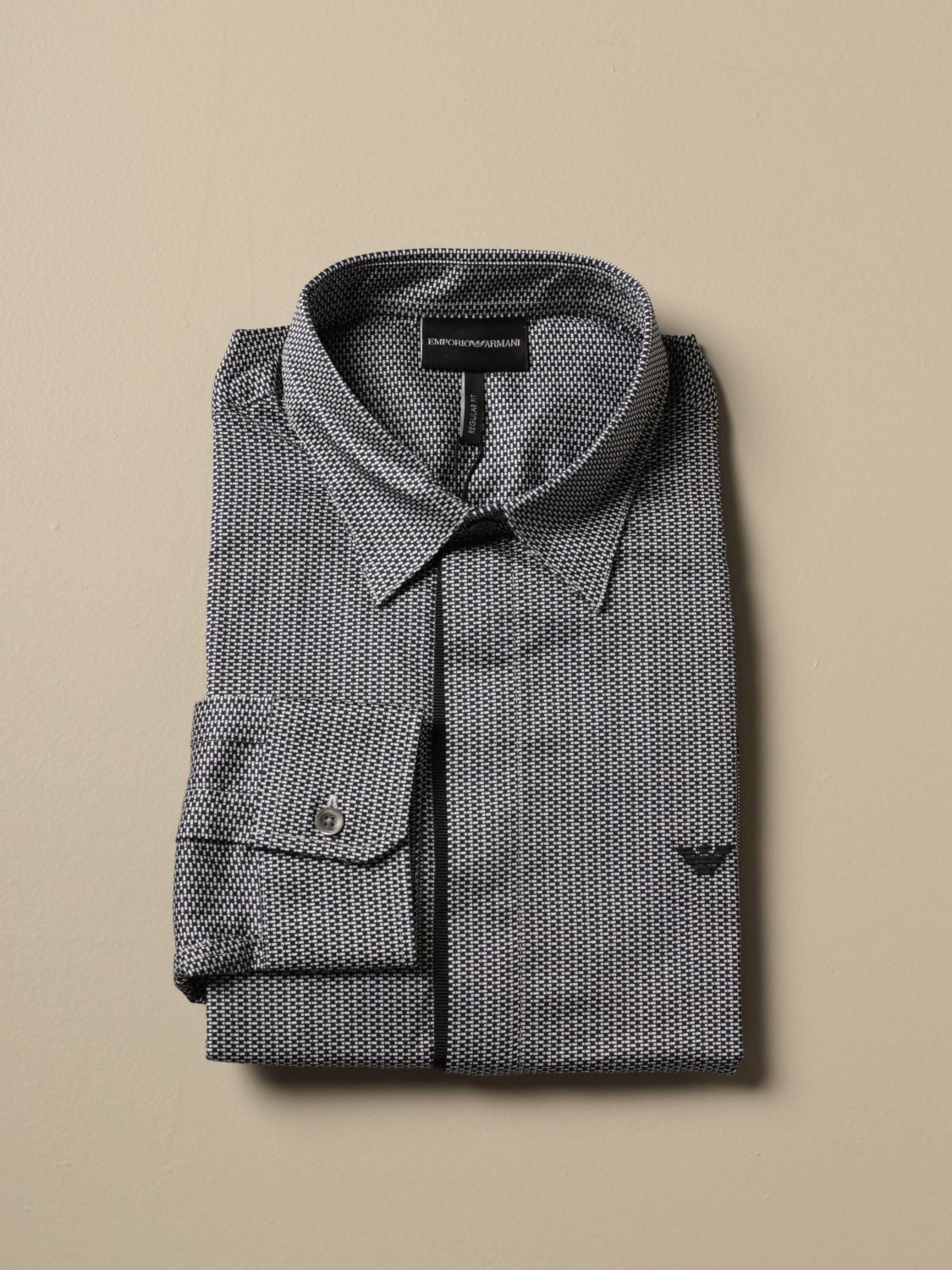 emporio armani poplin shirt