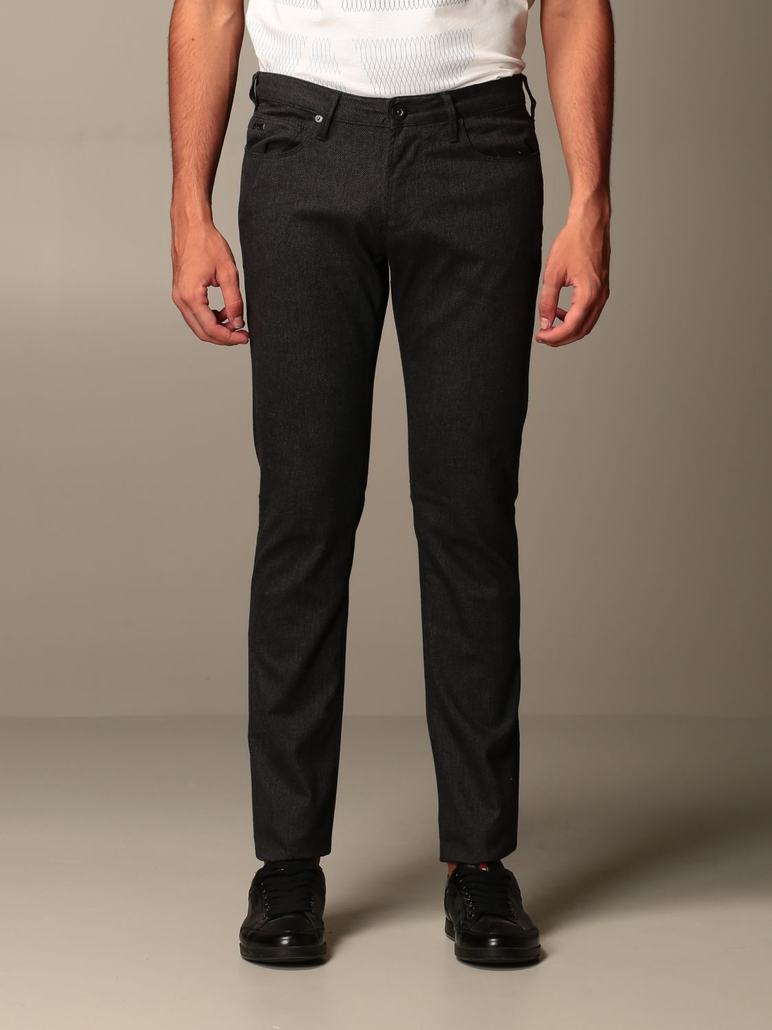 ARMANI 3ATMENTS Skinny Jeans Black Denim Cotton Men's Pants Size 32 |  eBay