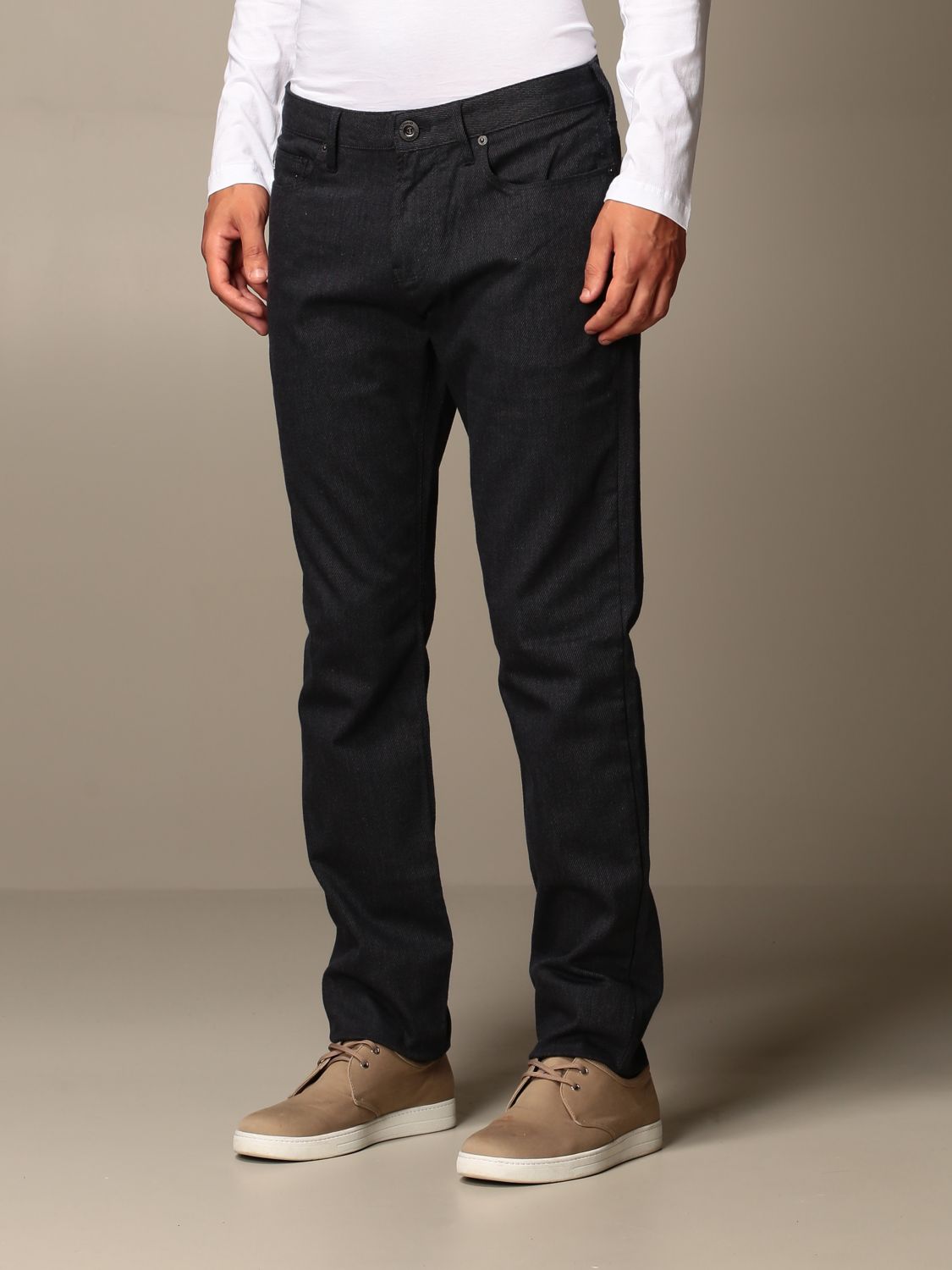 emporio armani trousers mens