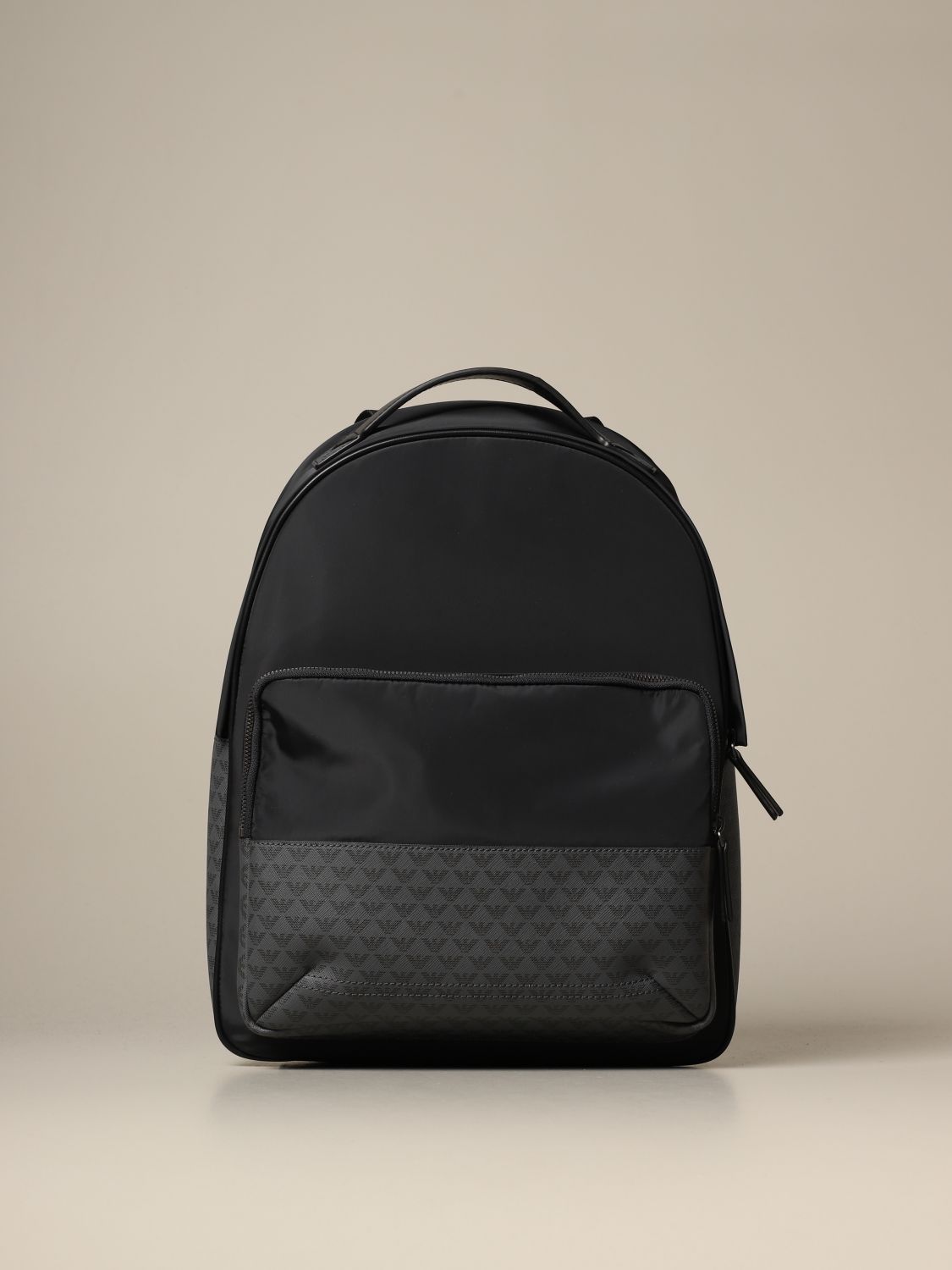 armani leather backpack