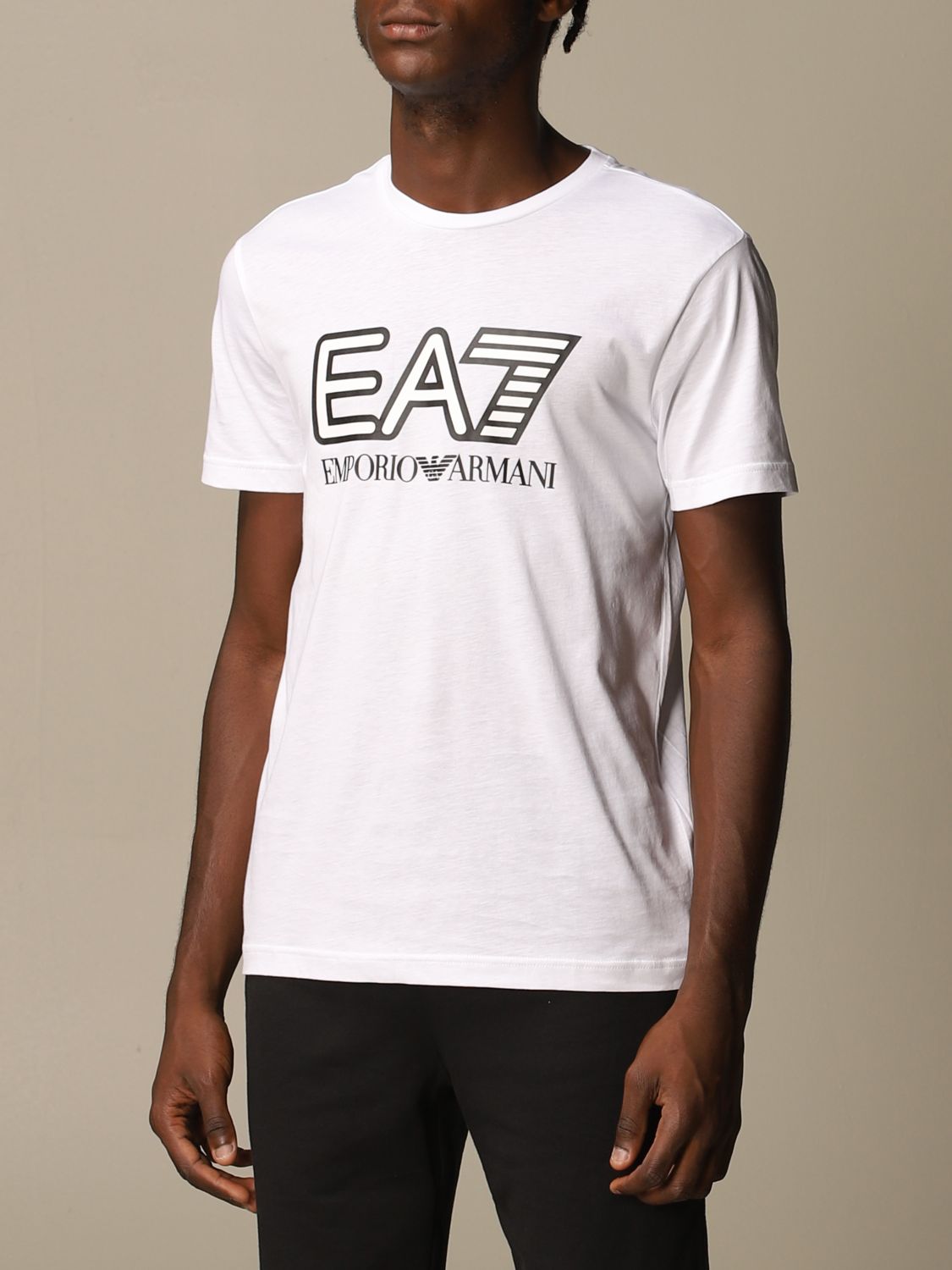t-shirt ea7 blanc