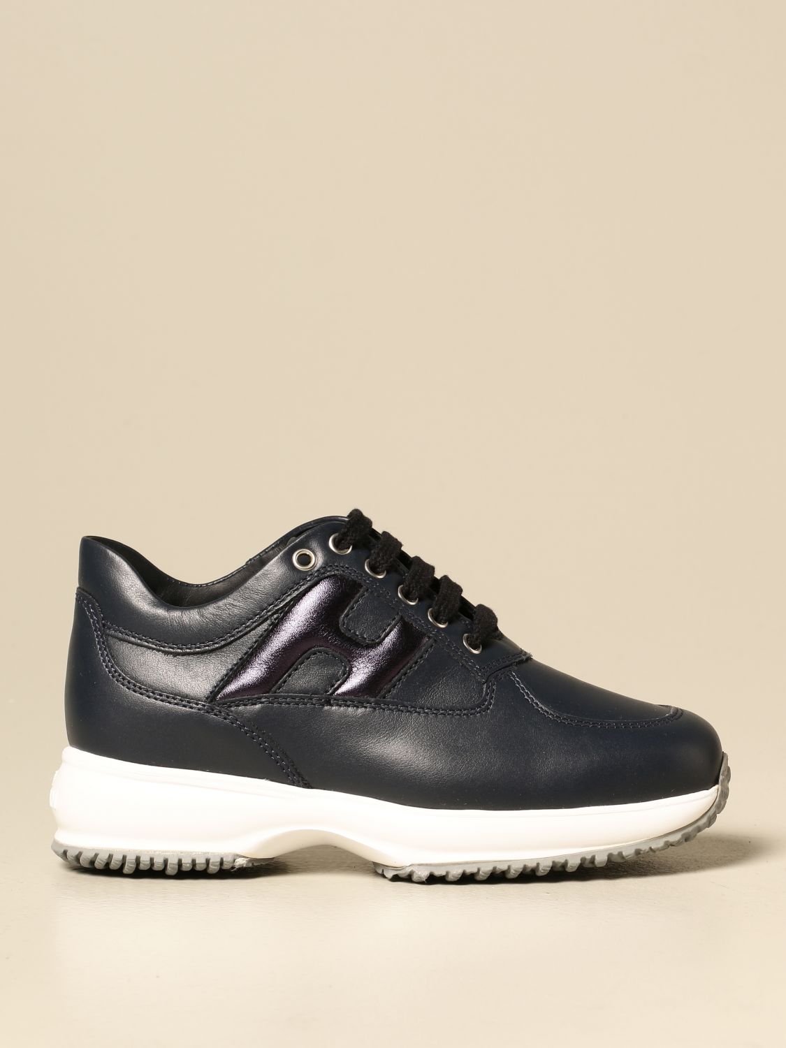 Definere Alle sammen formel Hogan Outlet: Interactive sneakers in leather with rounded H | Shoes Hogan  Kids Blue | Shoes Hogan HXC00N0O240 HBO GIGLIO.COM