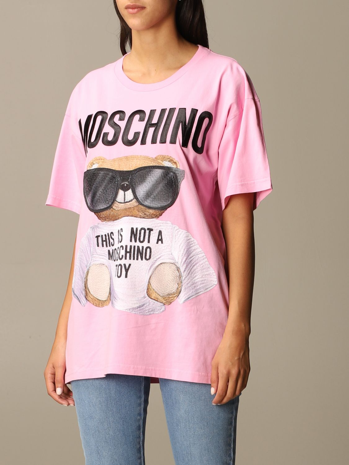 Moschino Coutureアウトレット：Tシャツ レディース - ピンク | GIGLIO