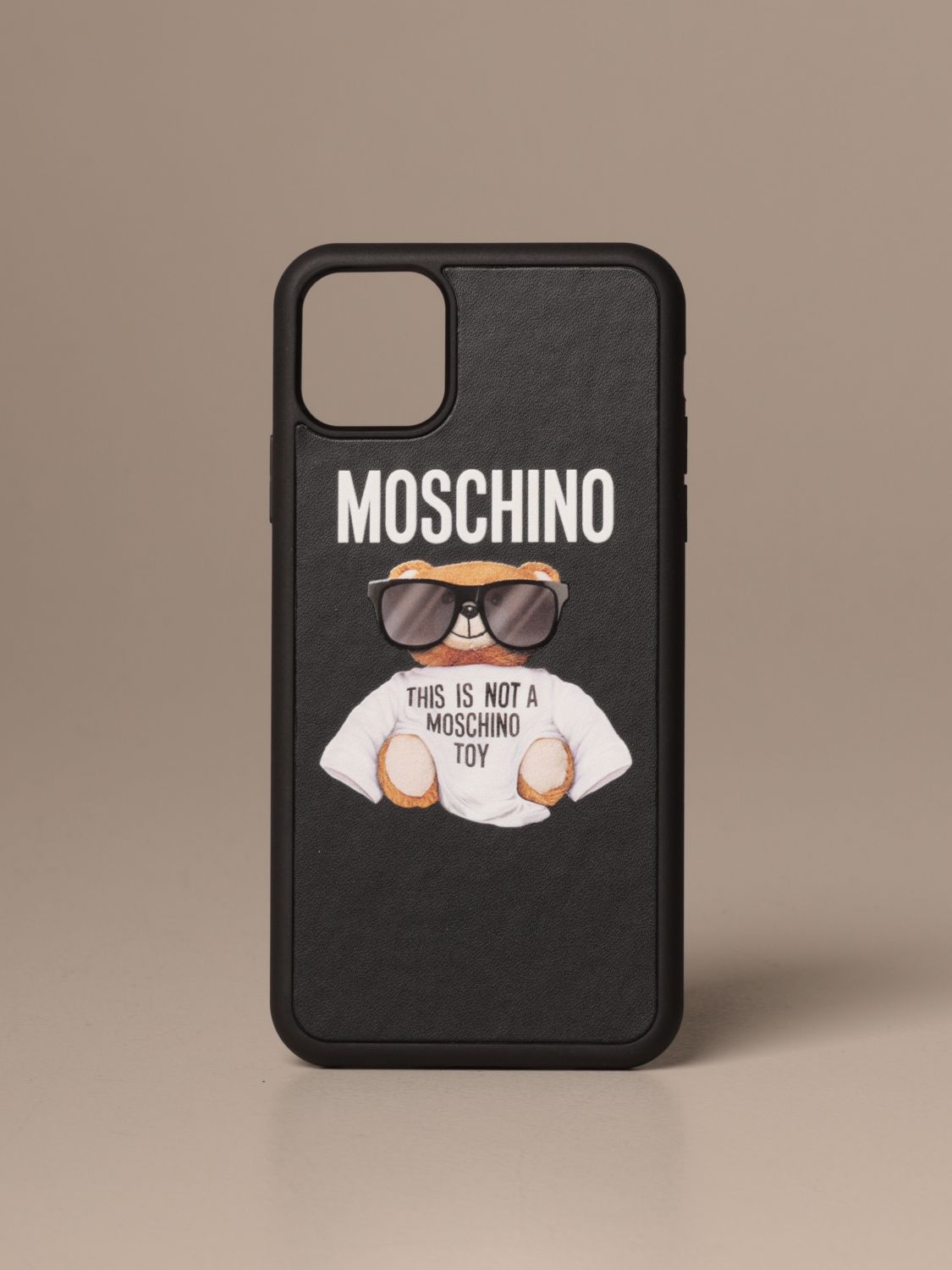 Moschino Couture Iphone 11 Pro Max Teddy Cover Case Moschino Couture Women Black Case Moschino Couture 7905 08 Giglio En