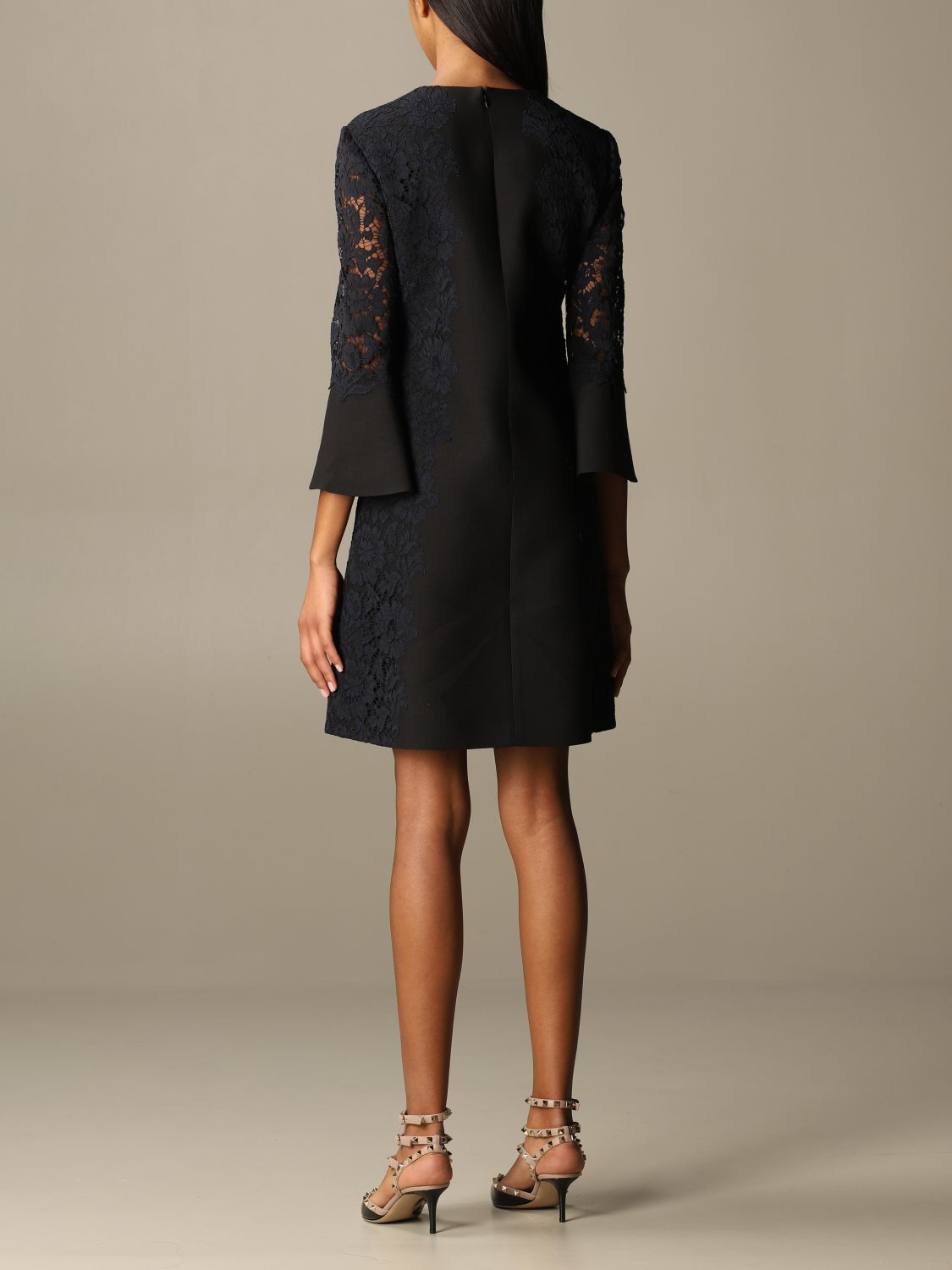 VALENTINO:ドレス レディース - ブラック | GIGLIO.COMオンラインの
