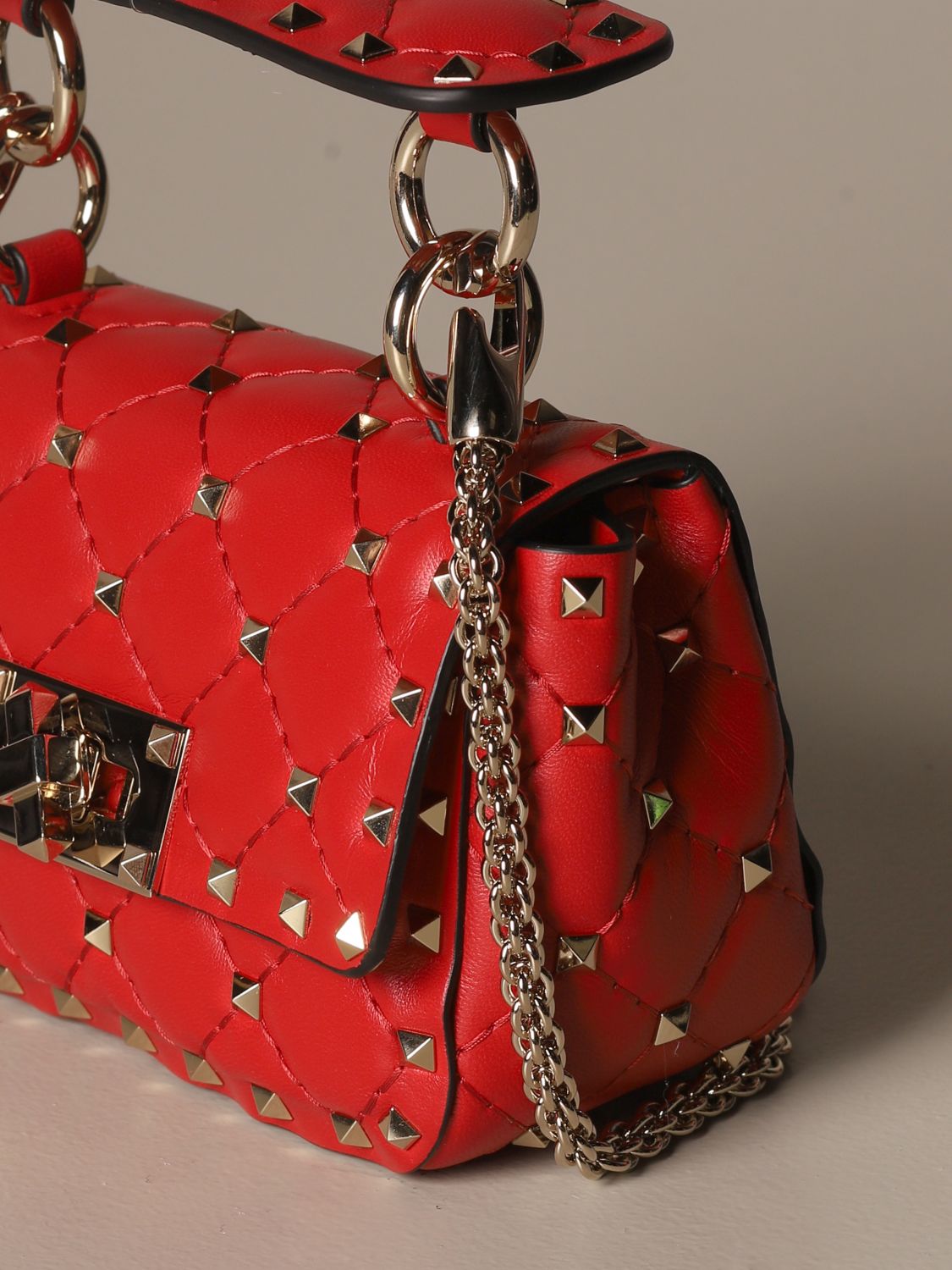 Valentino Garavani Rockstud Mini Backpack in Red Patent Leather - Tabita  Bags – Tabita Bags with Love