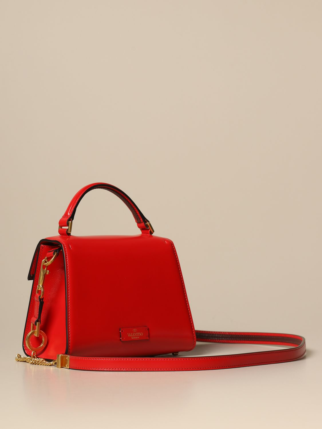 Leather handbag Valentino Garavani Red in Leather - 30803990