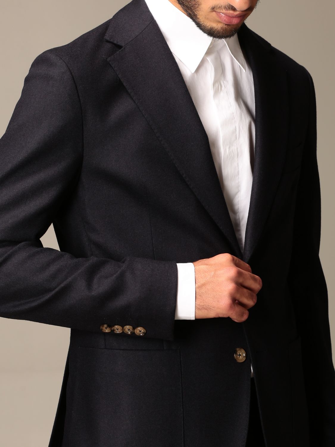 Eleventy Outlet: Abito a monopetto in flanella slim fit - Blue | Abito  Eleventy B70ABUA07 TES0B006 GIGLIO.COM