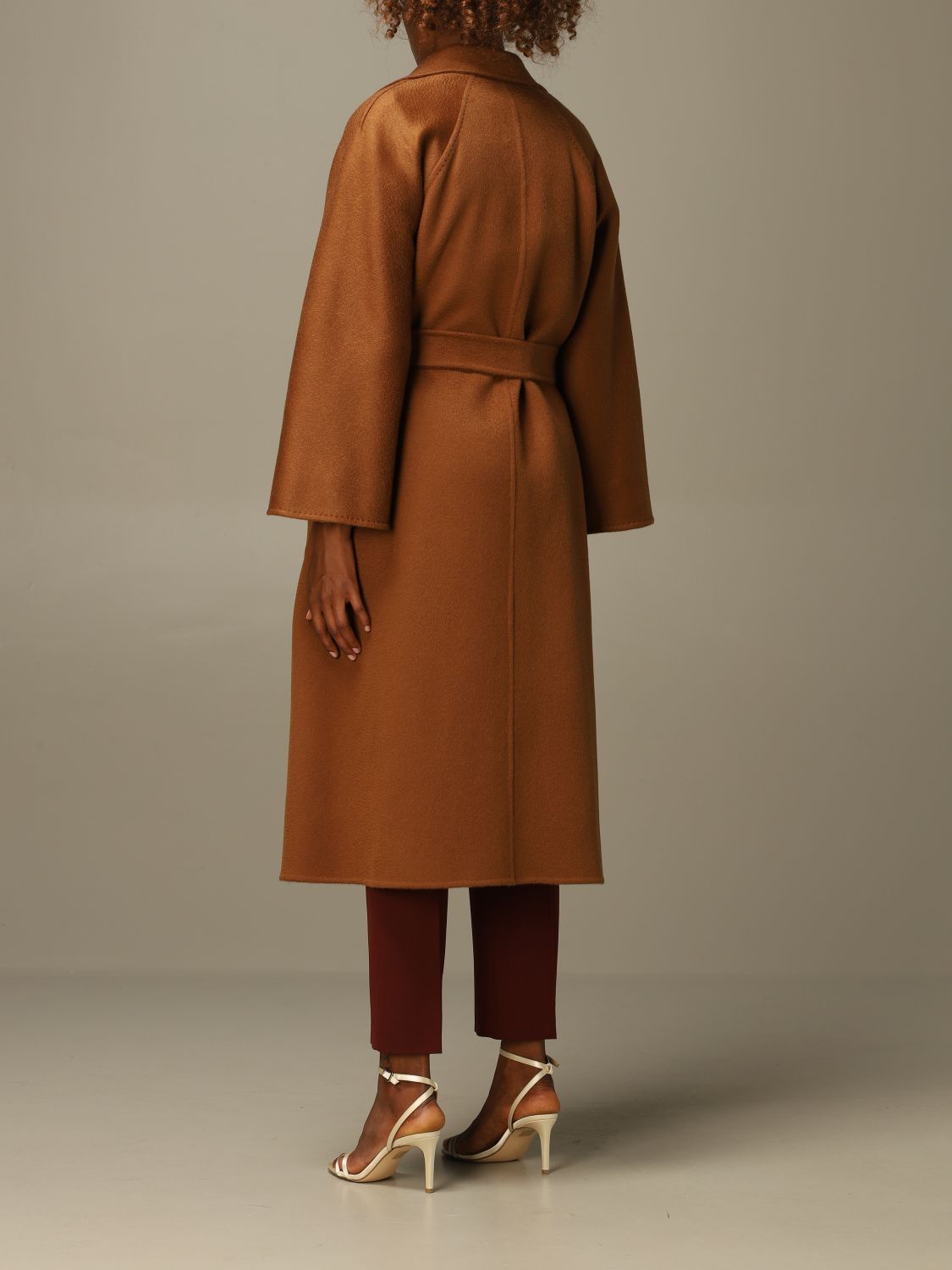 Max Mara Labbro coat in zibellined cashmere | Coat Max Mara Women ...