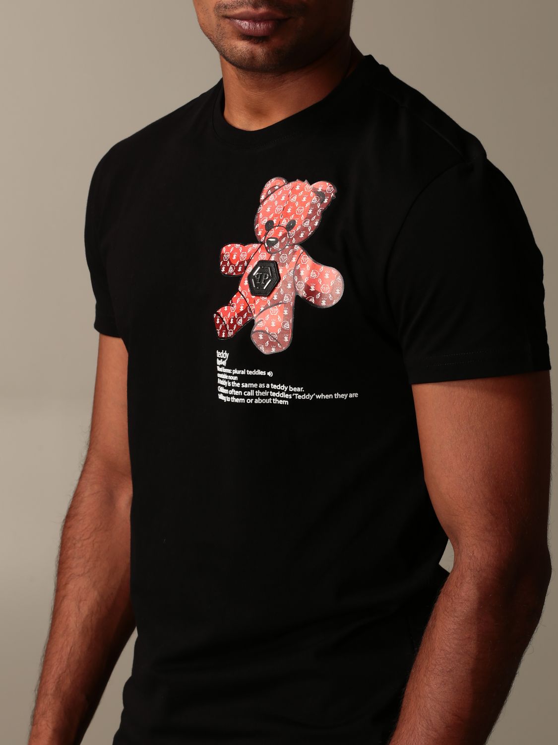 shirt with teddy bear logo
