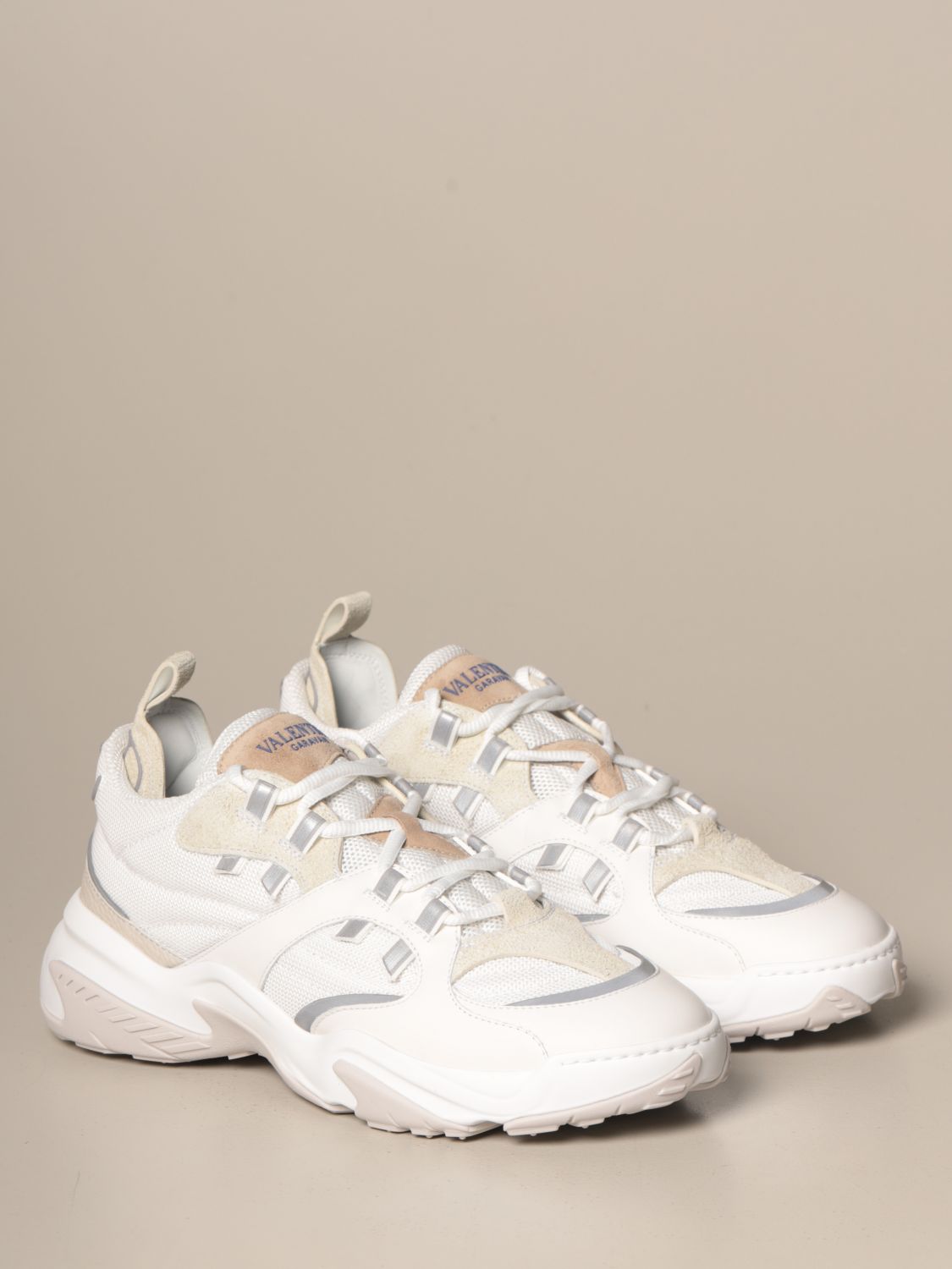 valentino mesh sneakers