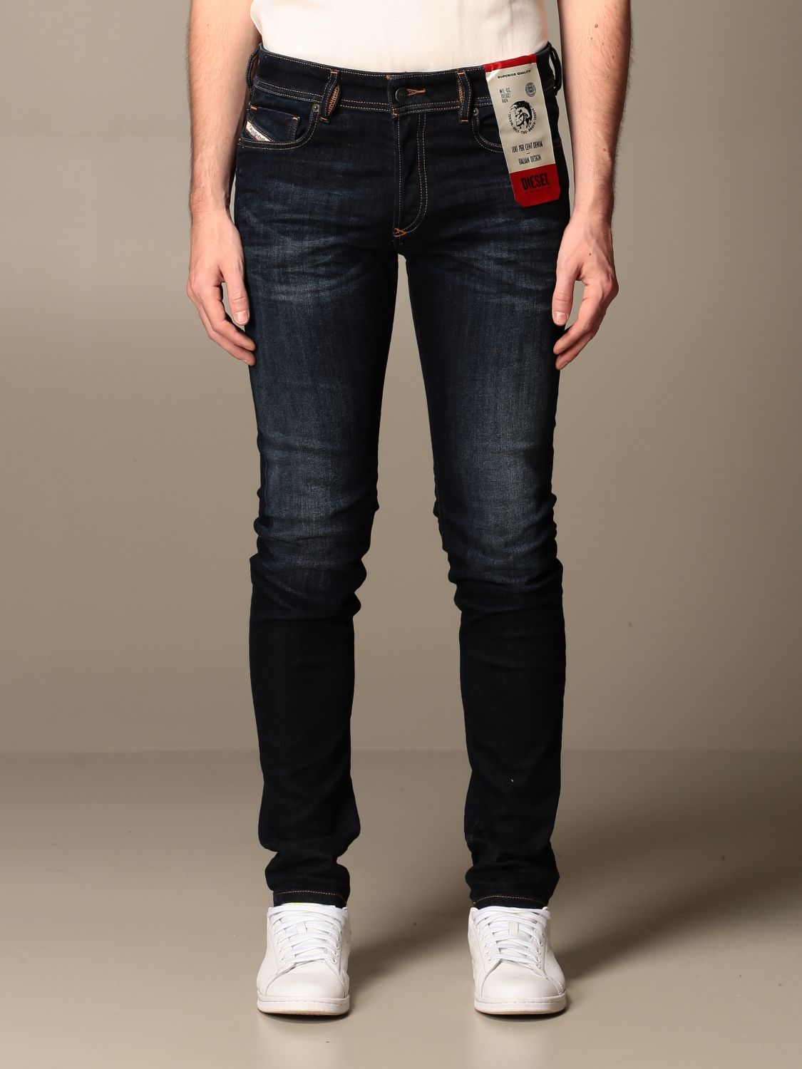 diesel stretch skinny jeans mens