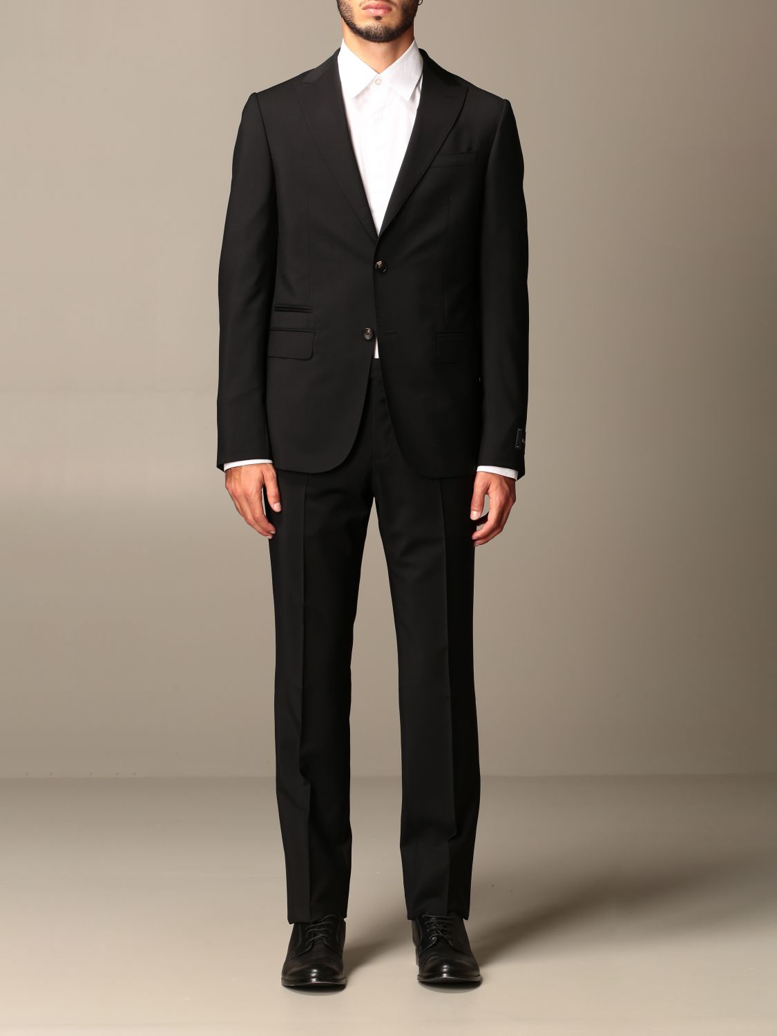 Z Zegna Outlet: single-breasted suit in mohair wool 180 gr drop 8 ...