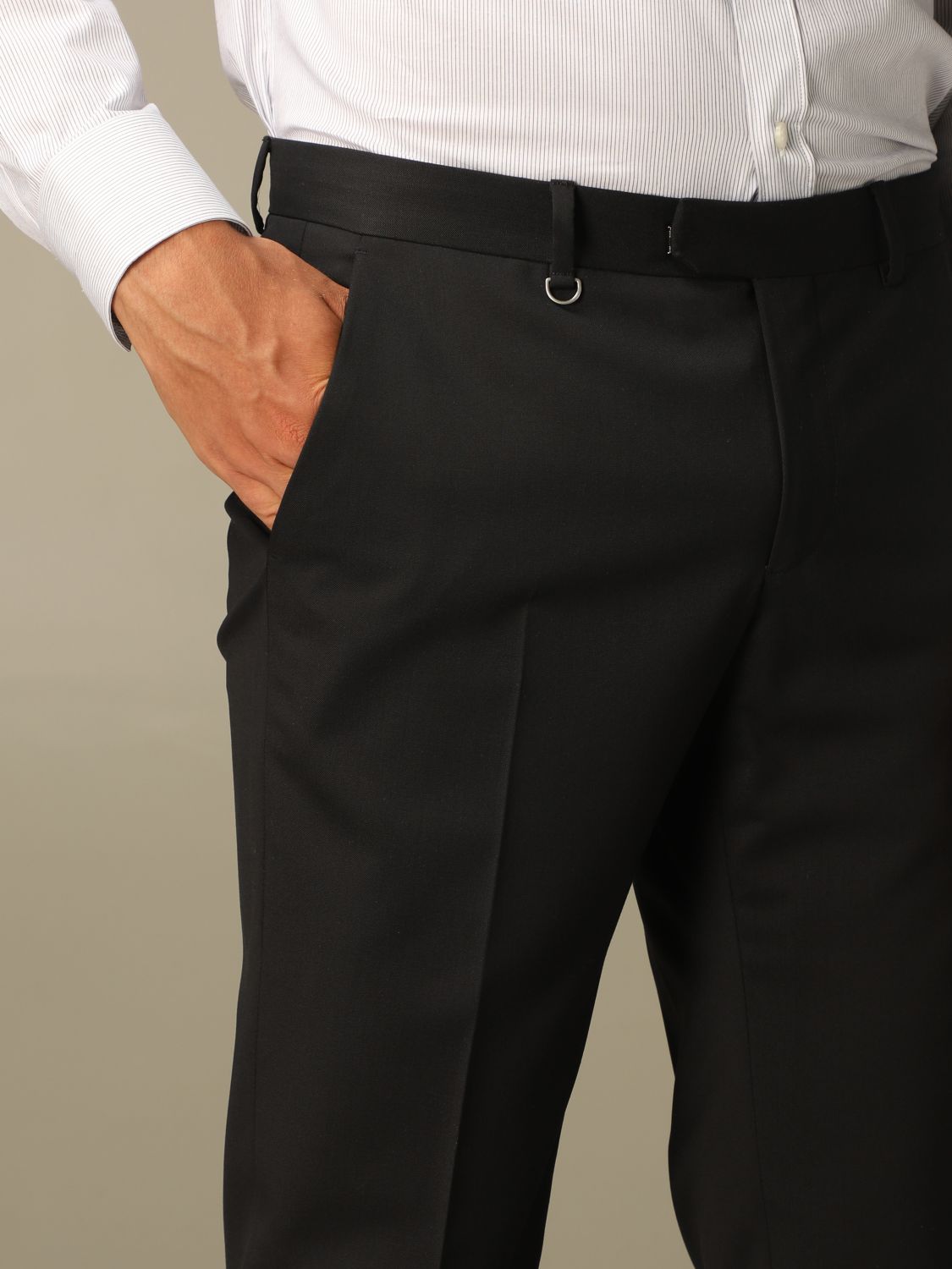 Z Zegna Outlet: trousers in wool blend | Pants Z Zegna Men Black ...