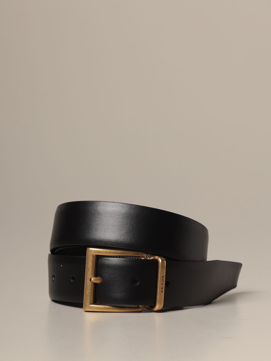 black prada belt