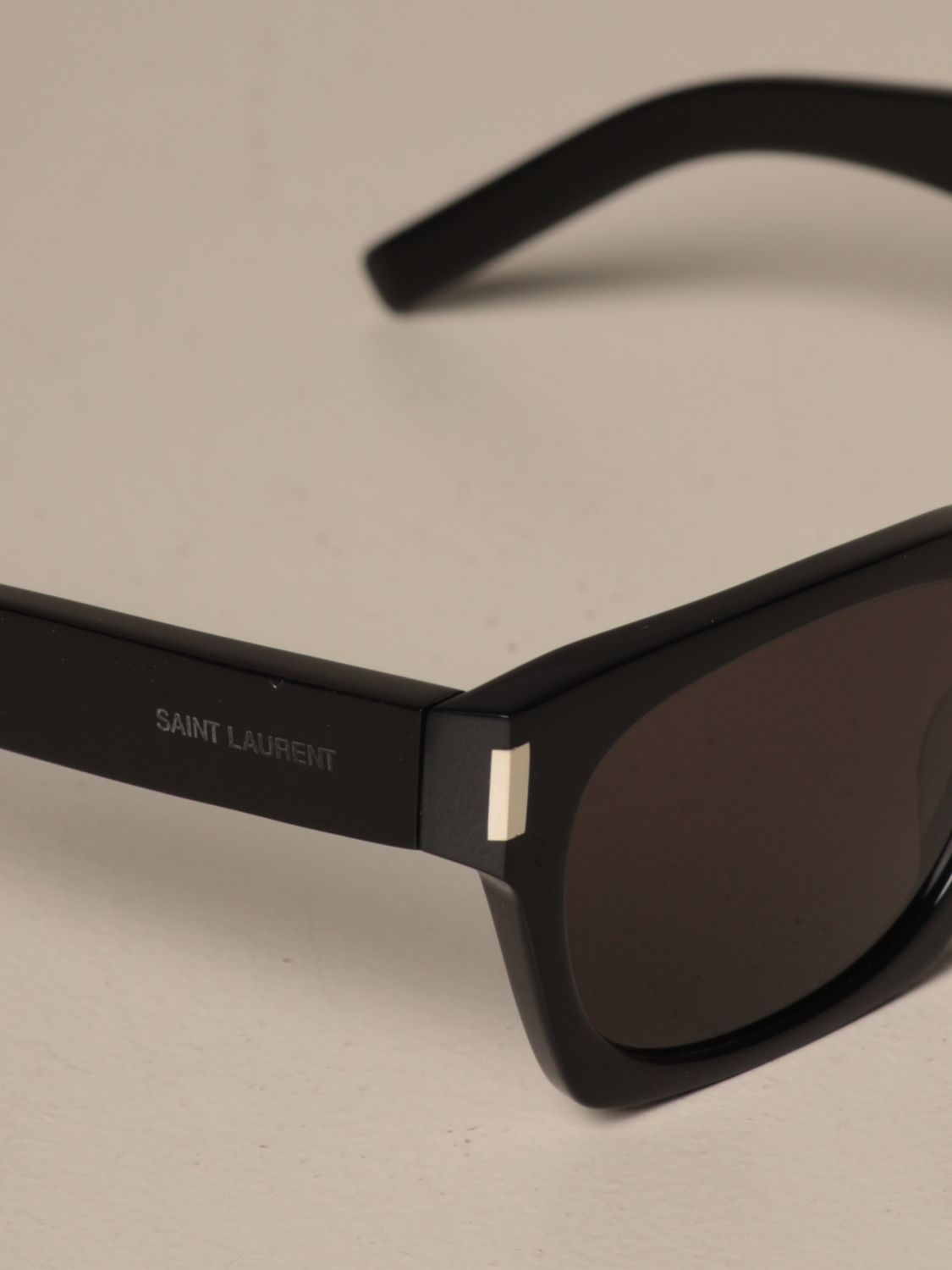 Saint Laurent Outlet Occhiali da sole in acetato Occhiali Saint Laurent Uomo Nero Occhiali