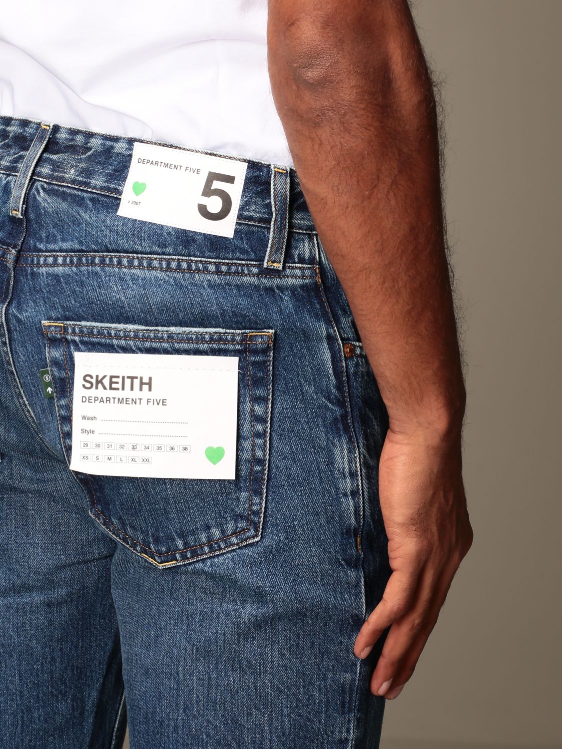 Skeith Department Five jeans in used eco-wash denim