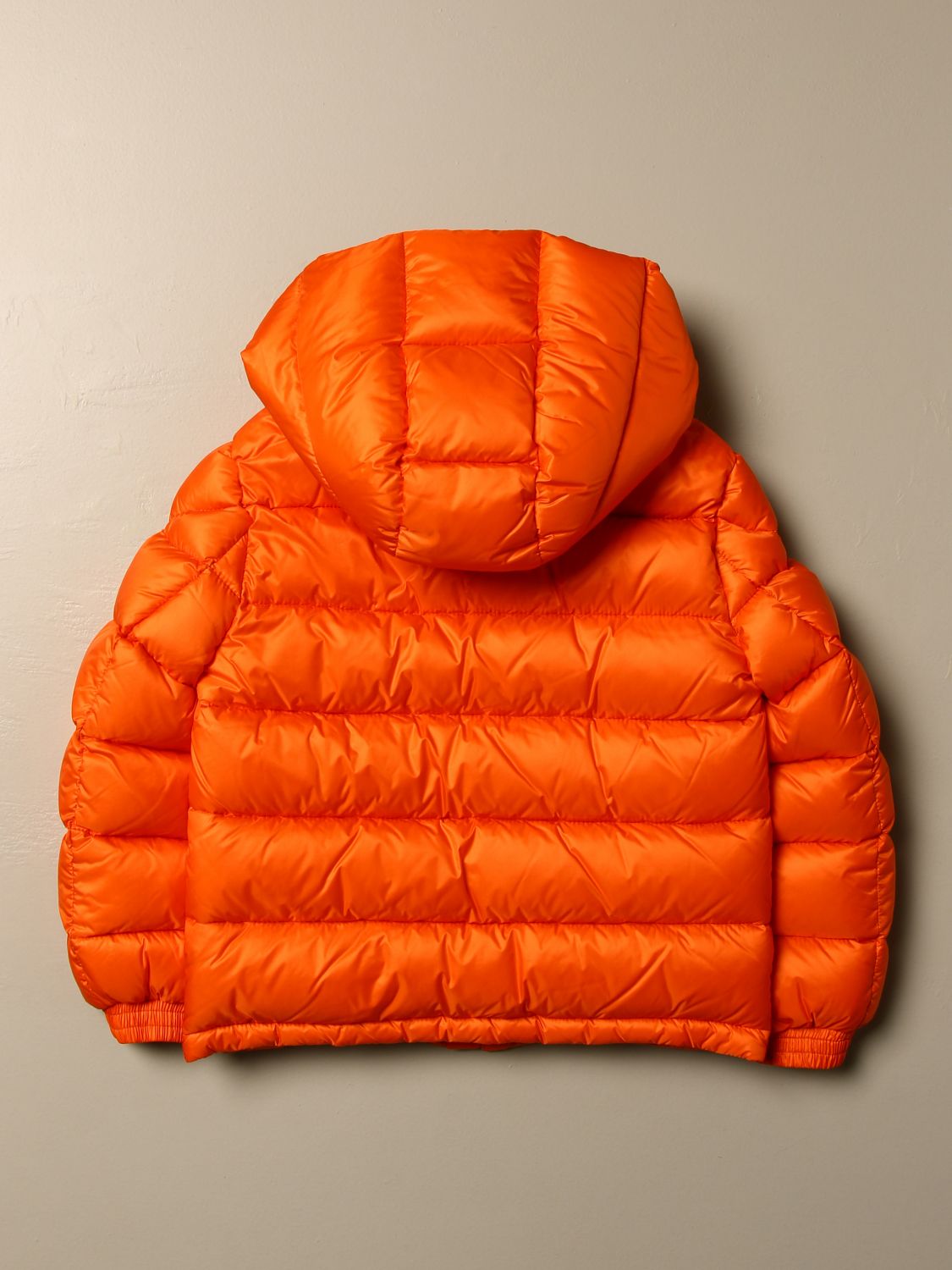 orange moncler vest
