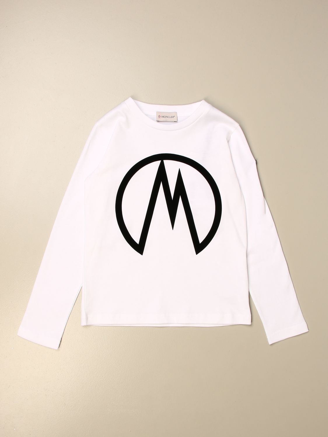 MONCLER：Tシャツ 男の子 - ホワイト | GIGLIO.COMオンラインのMoncler Tシャツ 8D70620 83092