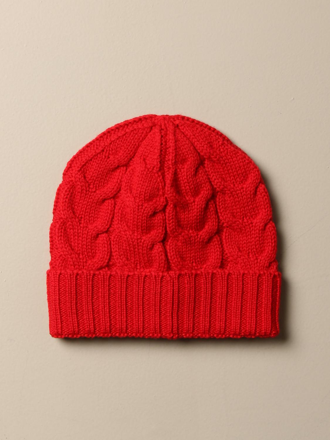 red moncler cap