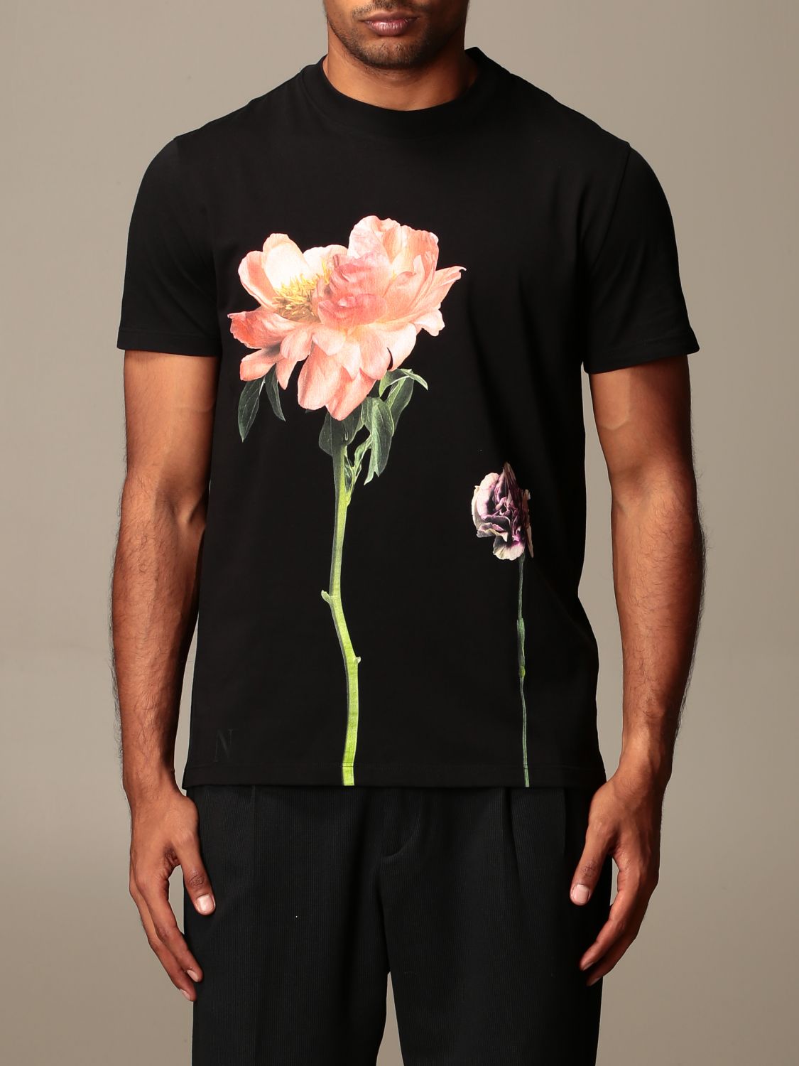 valentino flower t shirt