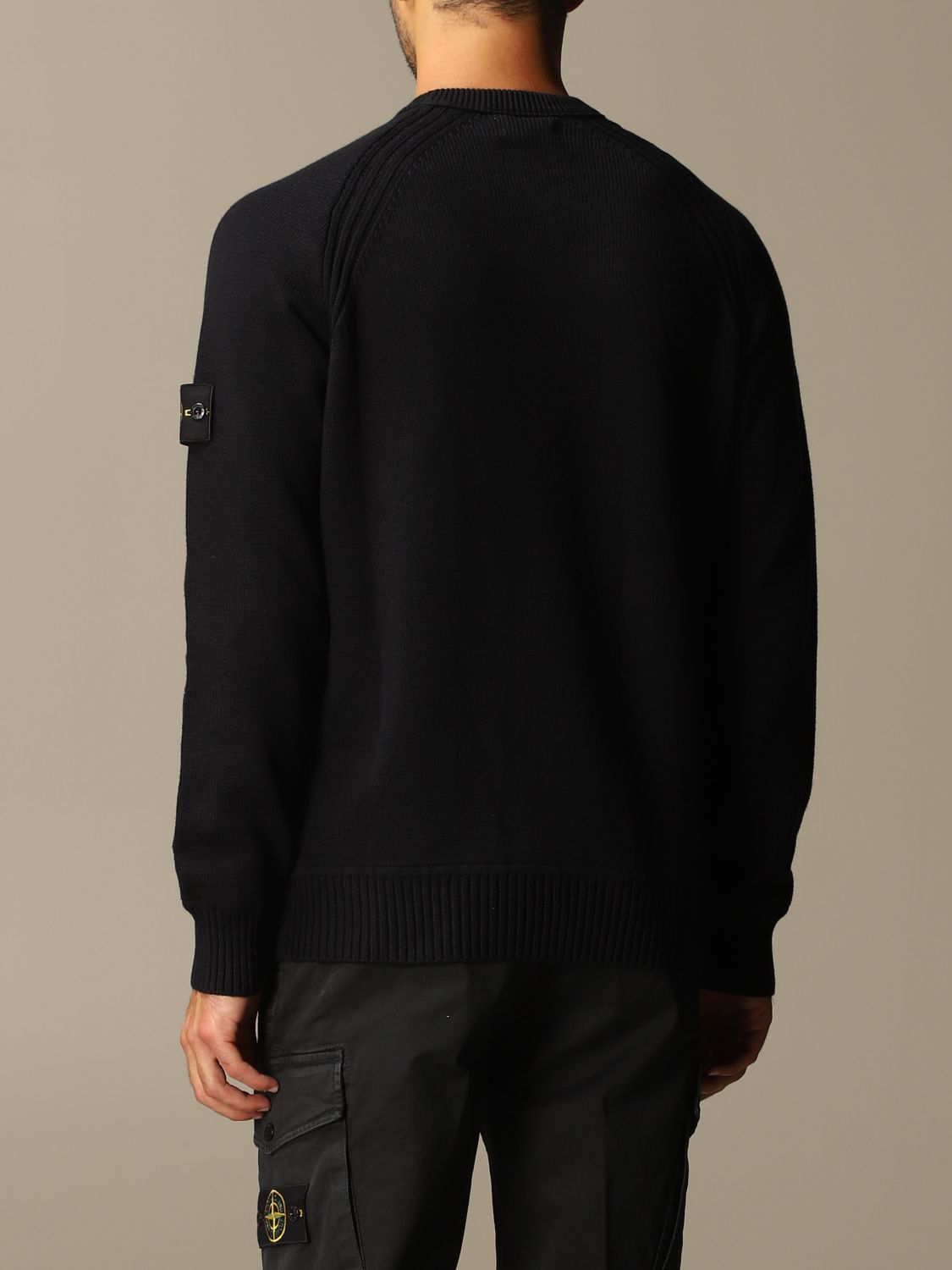 stone island jumper navy