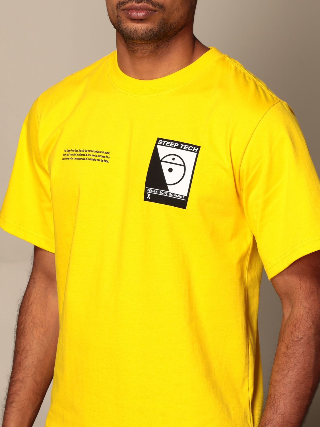 north face yellow shirt