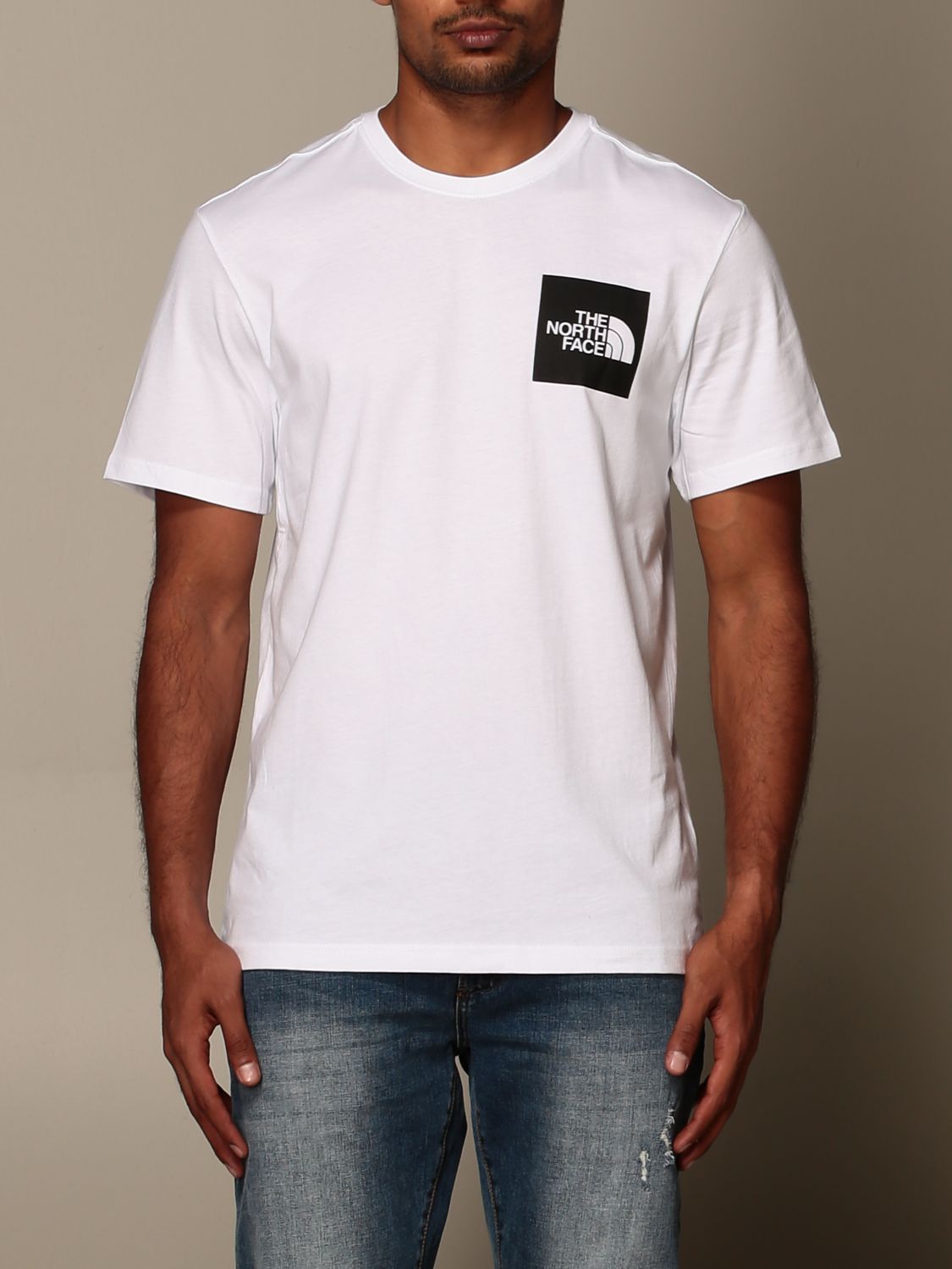 north face white t shirt