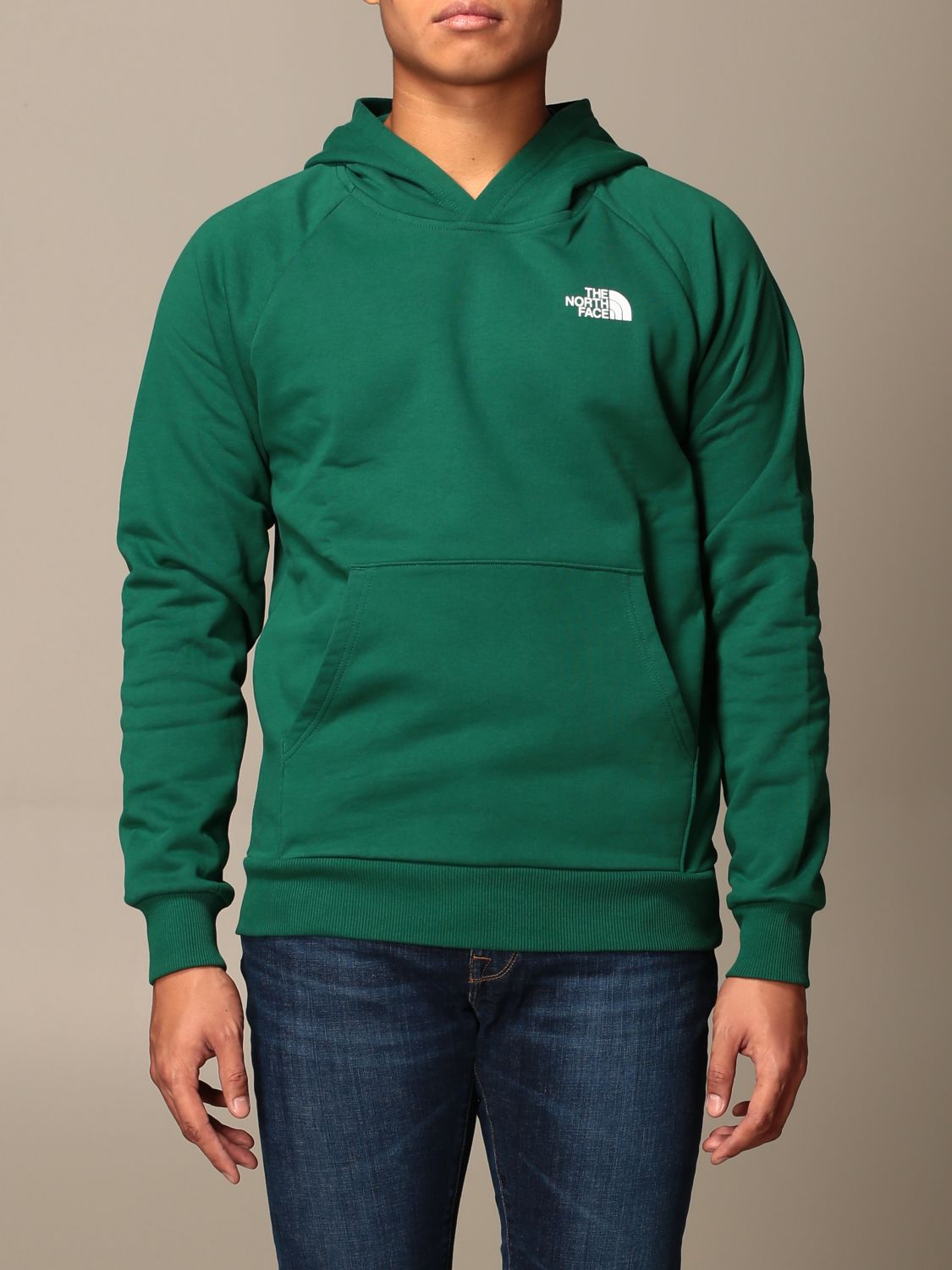 shower Ridiculous spine THE NORTH FACE: hooded sweatshirt - Green | The North Face sweatshirt  NF0A2ZWU online on GIGLIO.COM